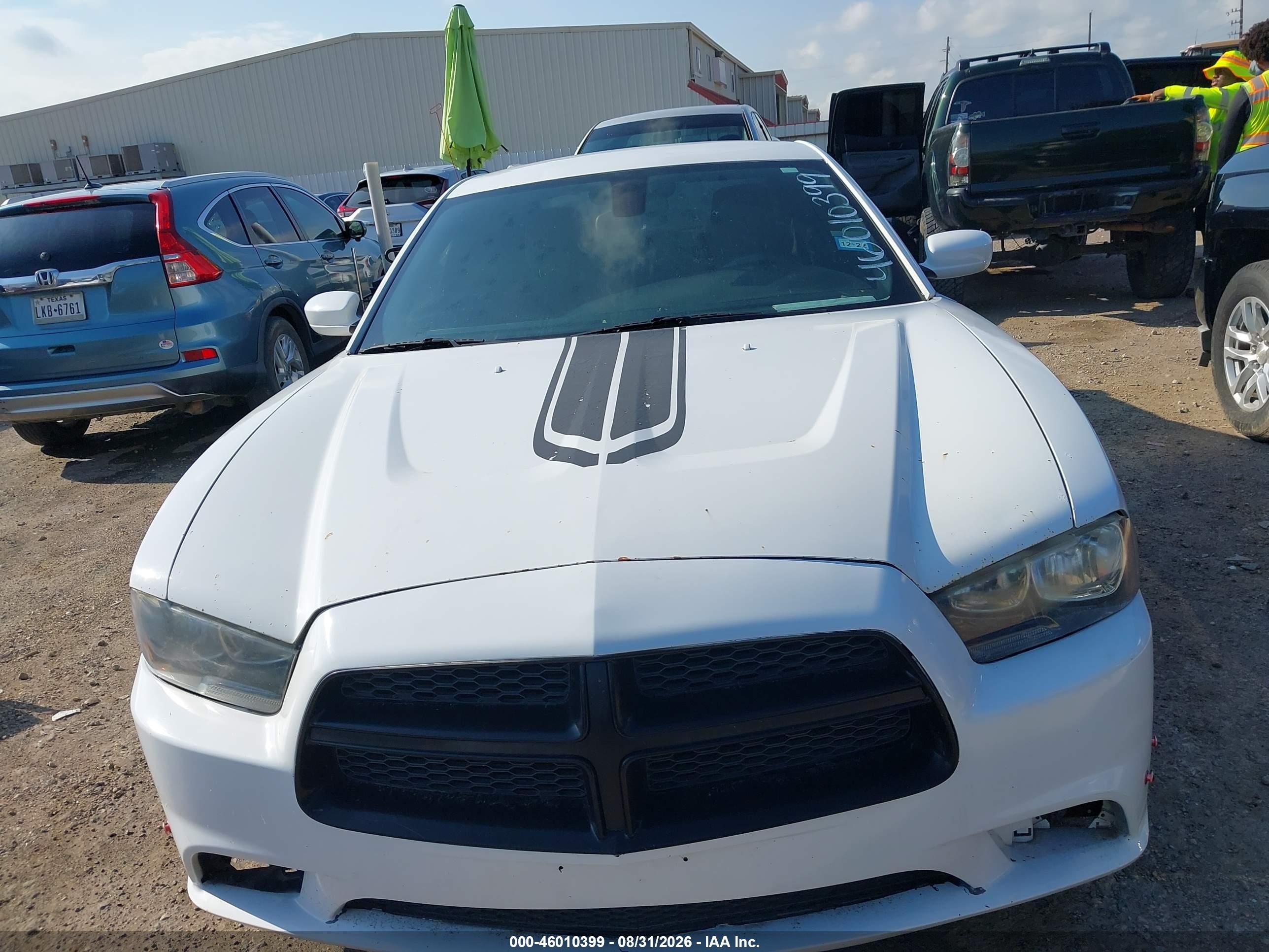 2014 Dodge Charger Se White vin: 2C3CDXBG1EH363161