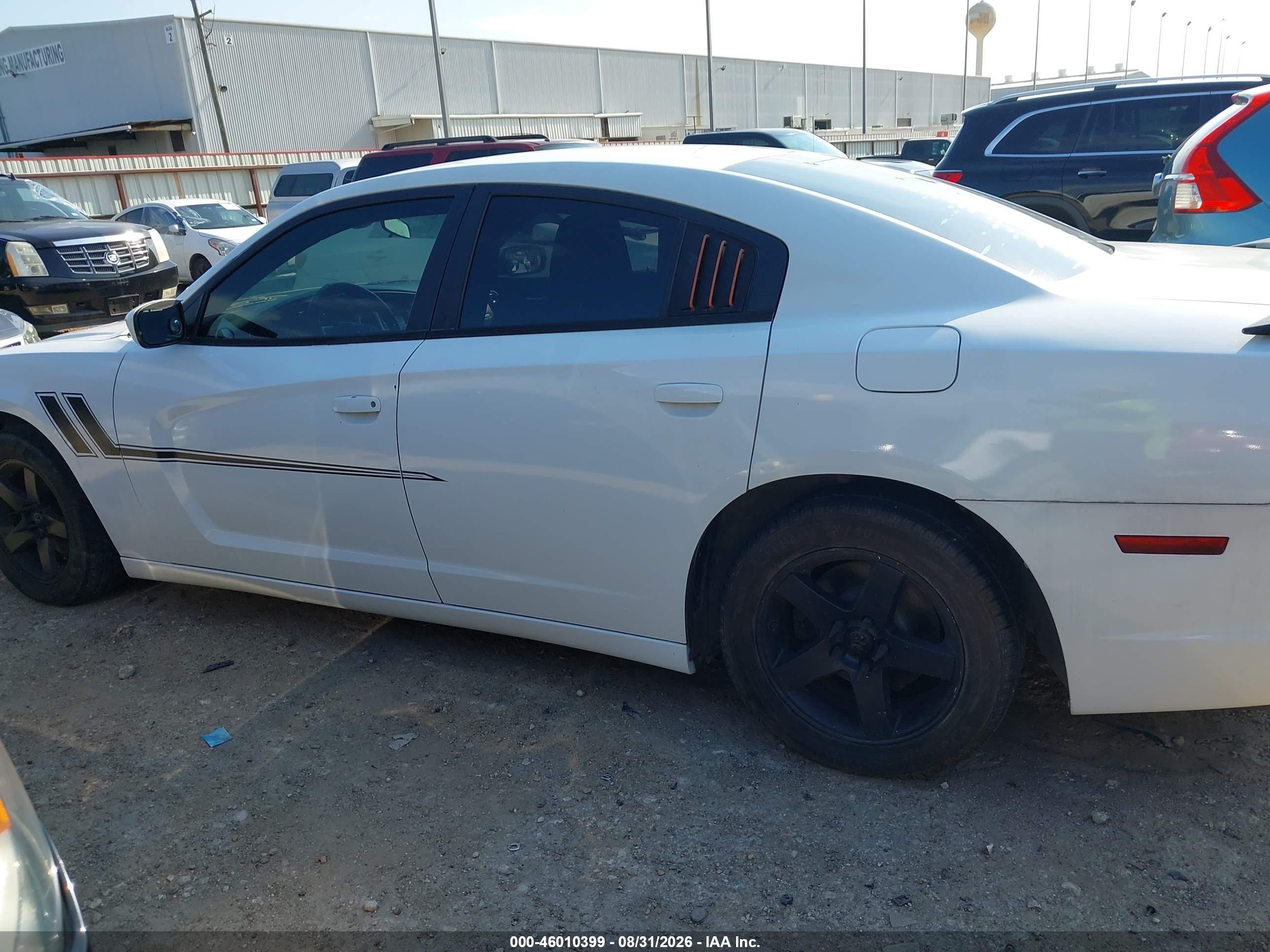 2014 Dodge Charger Se White vin: 2C3CDXBG1EH363161