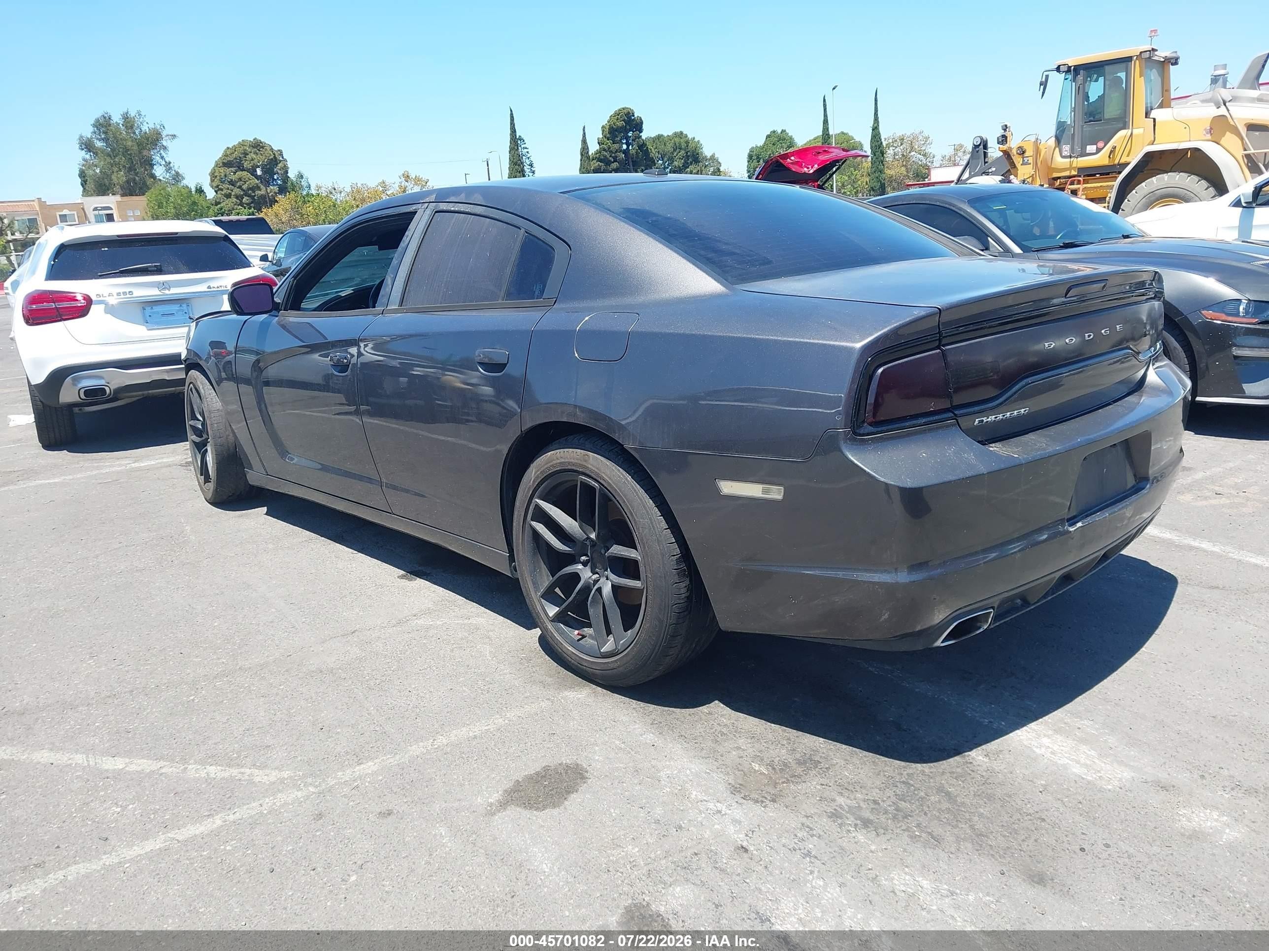 2014 Dodge Charger Se Gray vin: 2C3CDXBG1EH364147