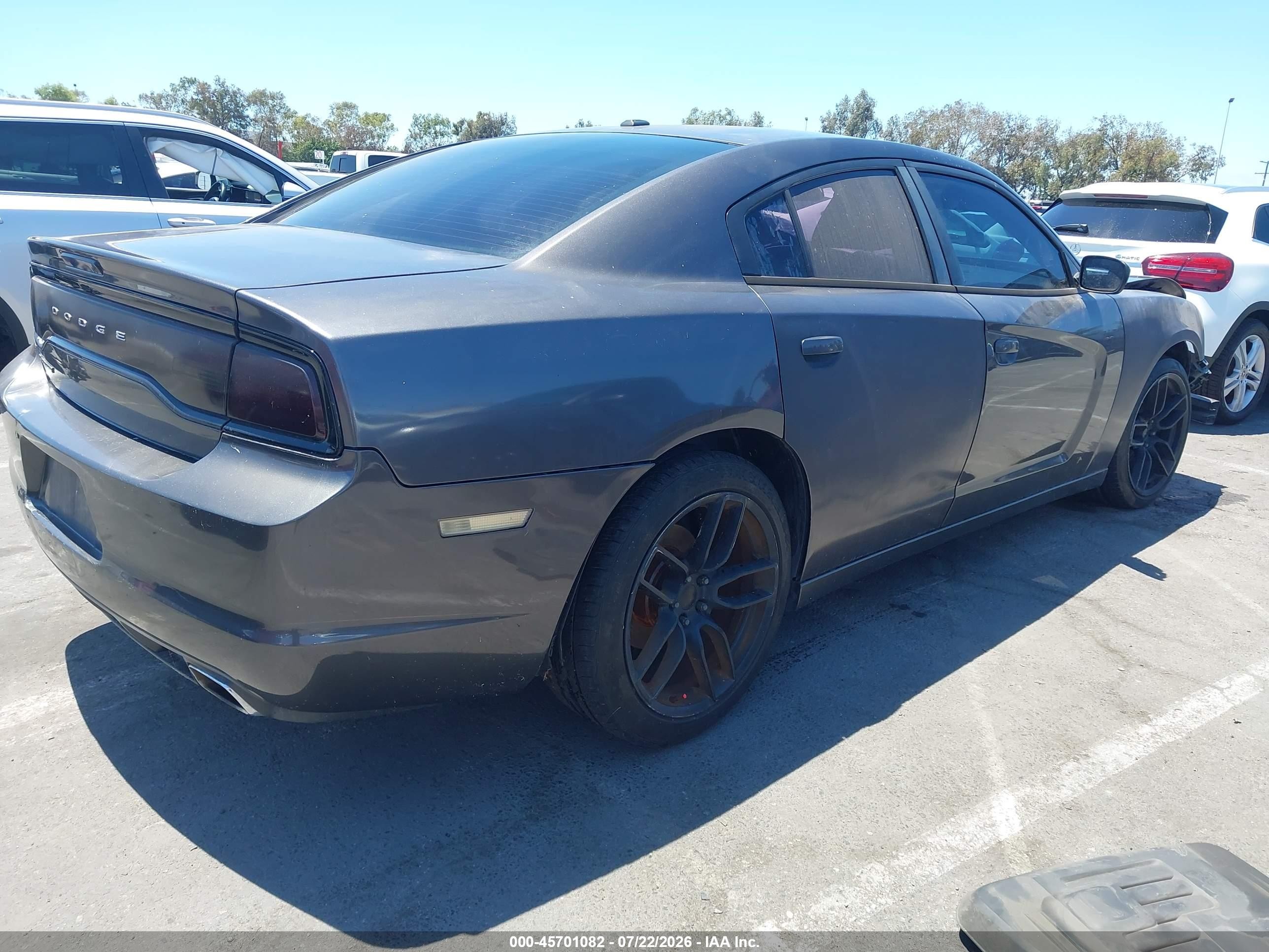 2014 Dodge Charger Se Gray vin: 2C3CDXBG1EH364147