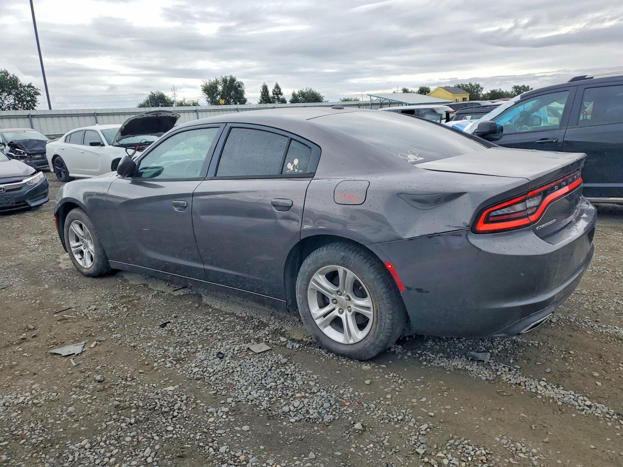 2015 Dodge Charger Se Gray vin: 2C3CDXBG1FH716614