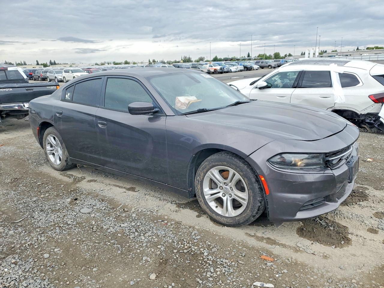 2015 Dodge Charger Se Gray vin: 2C3CDXBG1FH716614