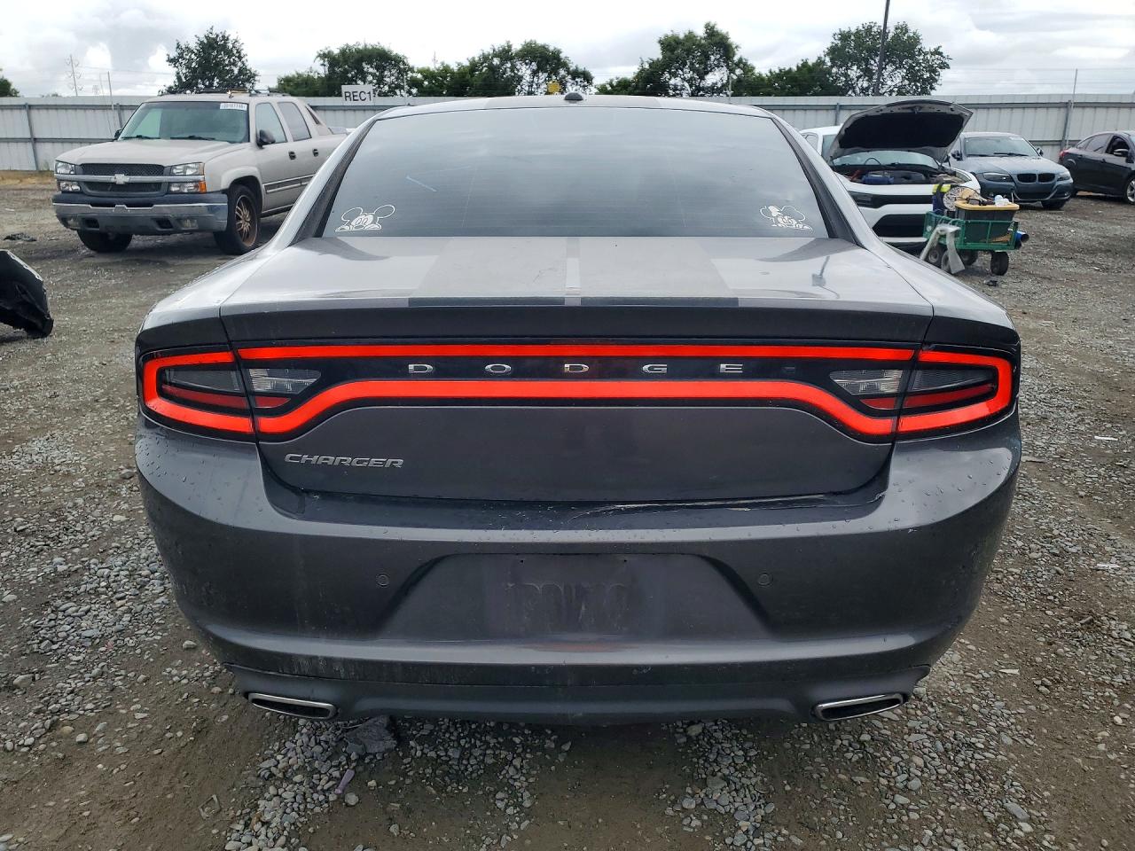 2015 Dodge Charger Se Gray vin: 2C3CDXBG1FH716614