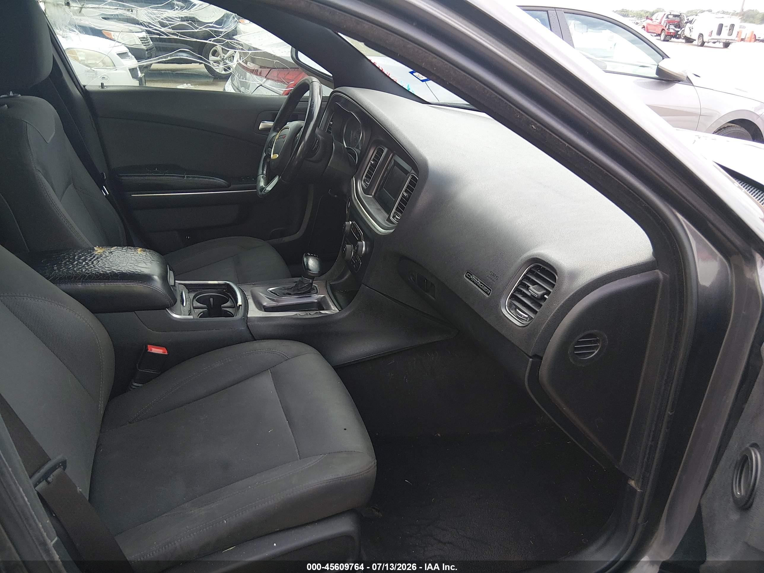2015 Dodge Charger Se Gray vin: 2C3CDXBG1FH725488