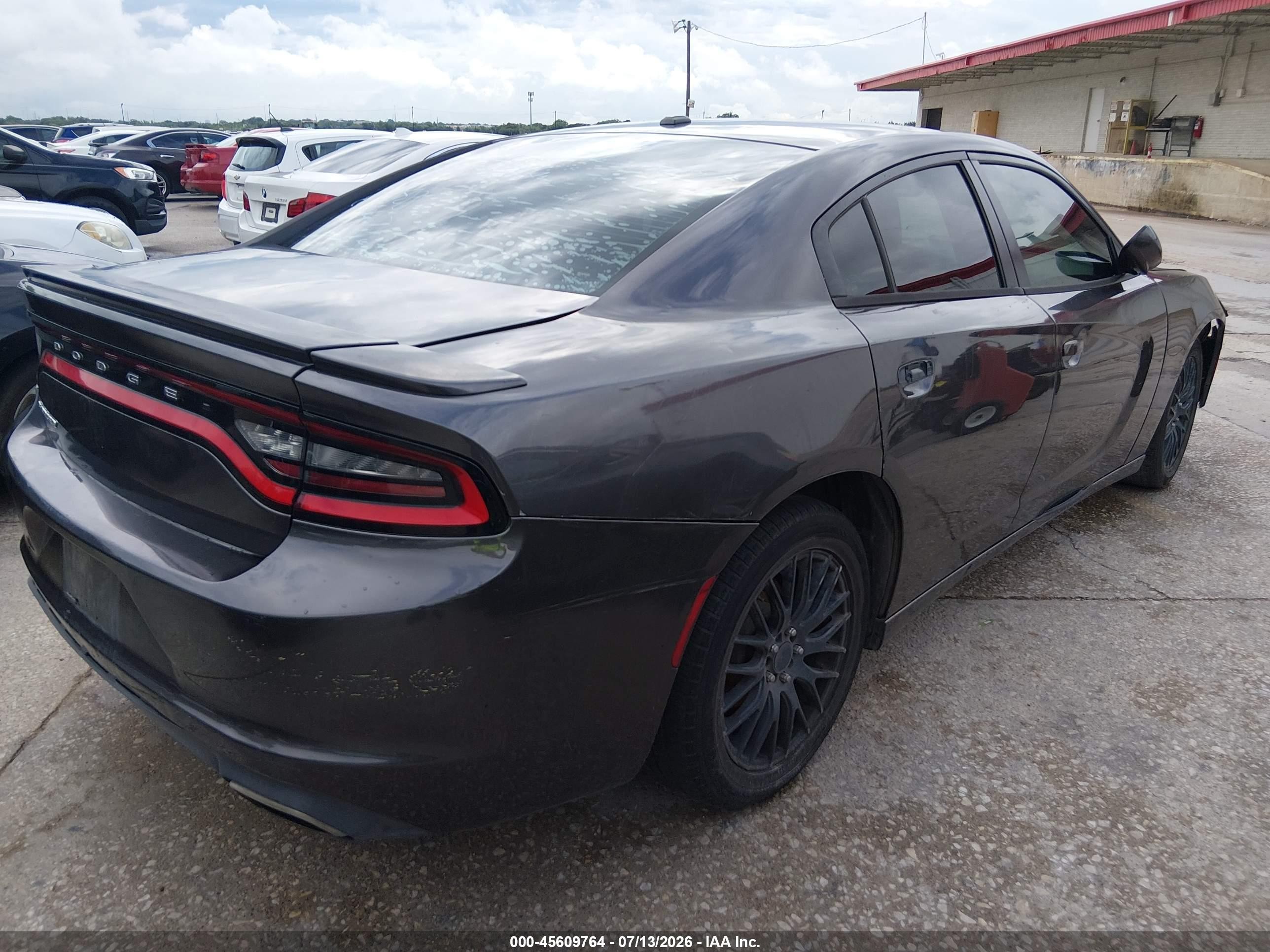 2015 Dodge Charger Se Gray vin: 2C3CDXBG1FH725488