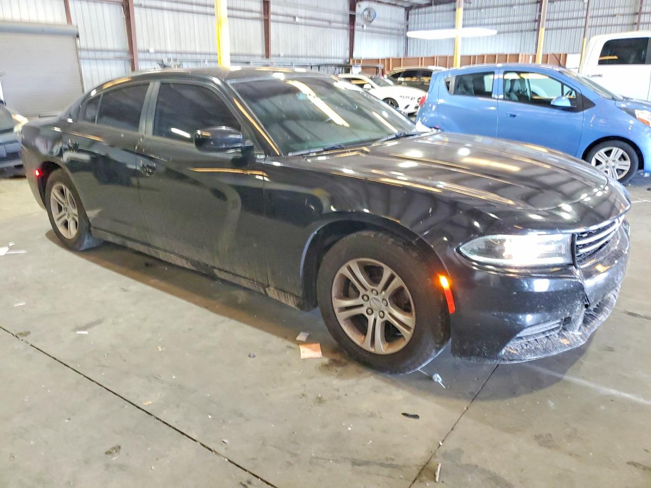 2015 Dodge Charger Se Black vin: 2C3CDXBG1FH752190