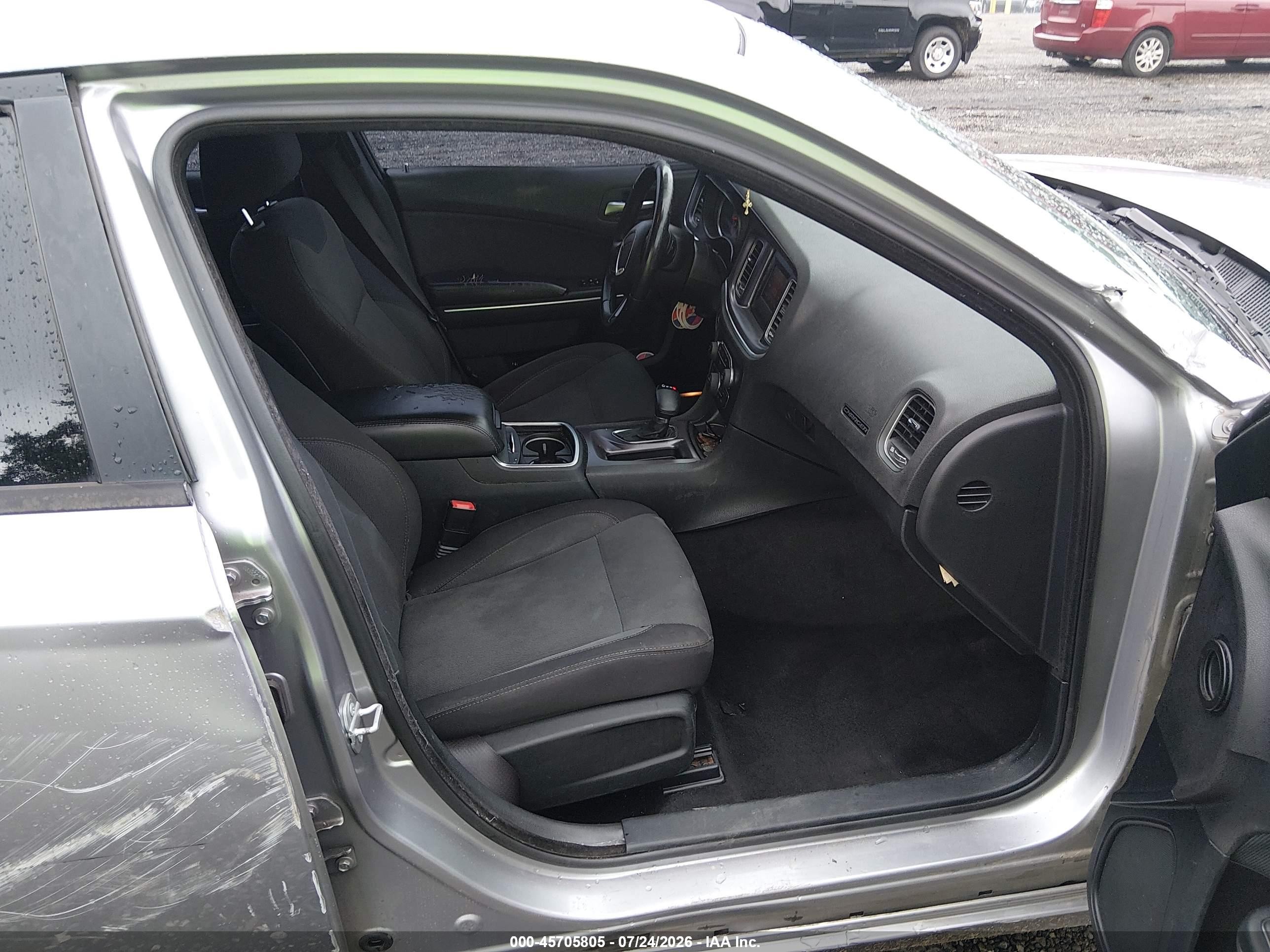 2015 Dodge Charger Se Silver vin: 2C3CDXBG1FH776974