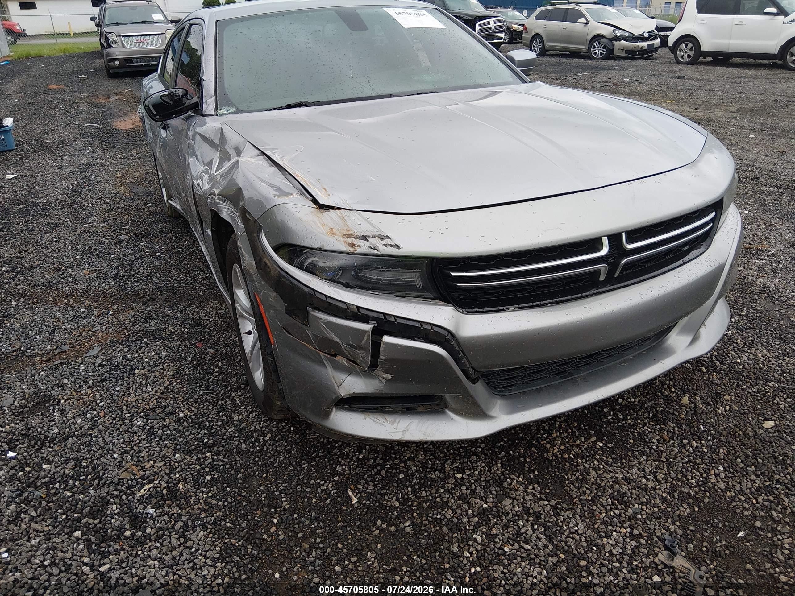 2015 Dodge Charger Se Silver vin: 2C3CDXBG1FH776974