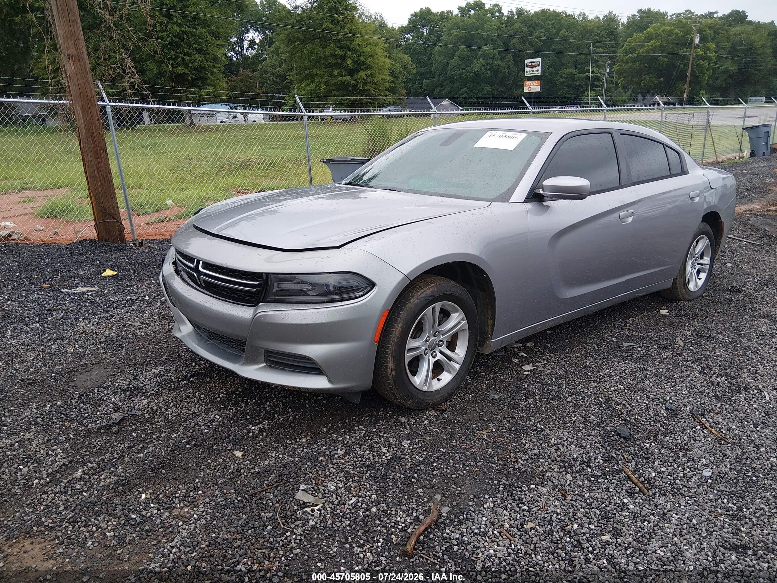 2015 Dodge Charger Se Silver vin: 2C3CDXBG1FH776974
