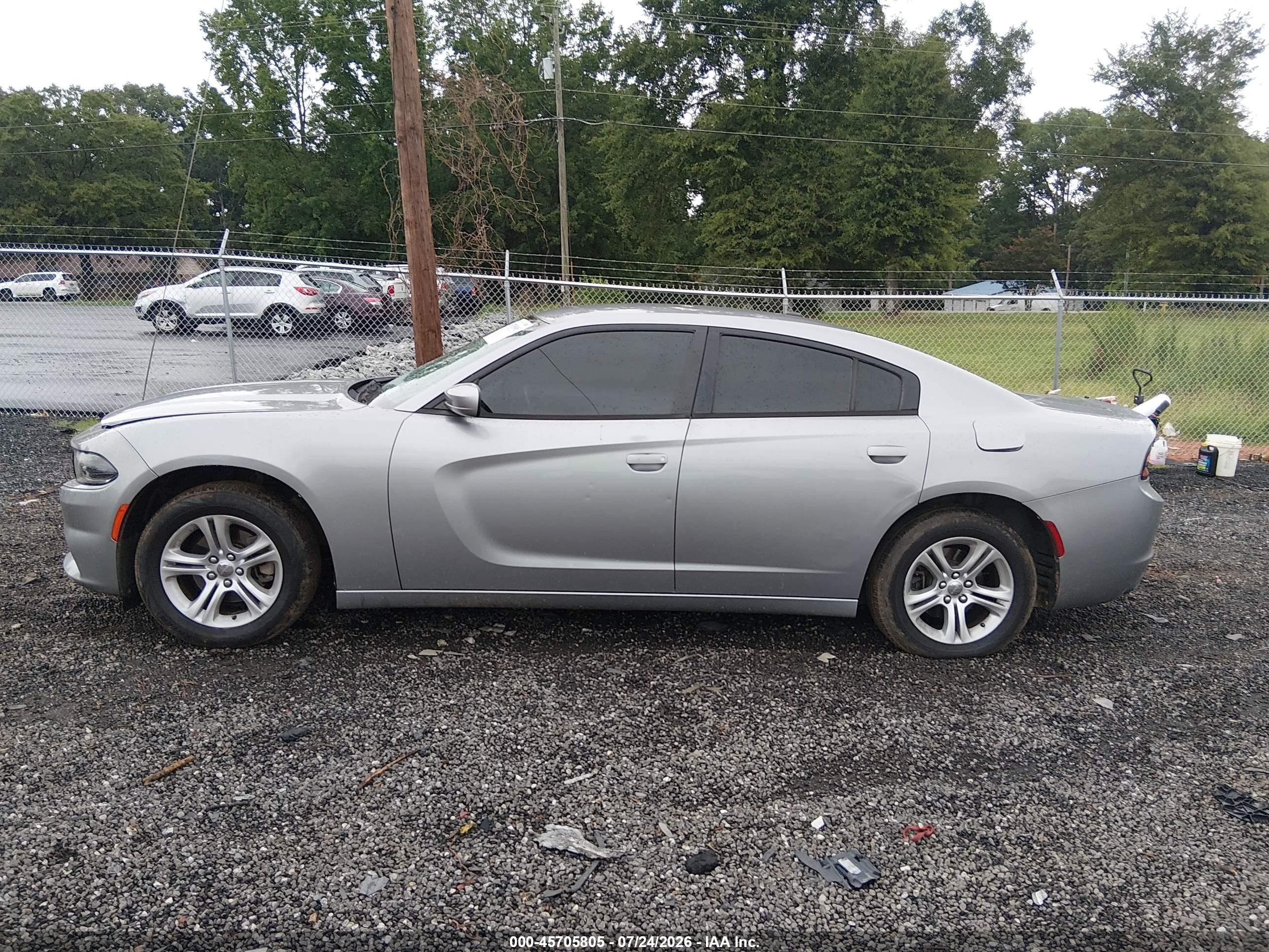 2015 Dodge Charger Se Silver vin: 2C3CDXBG1FH776974
