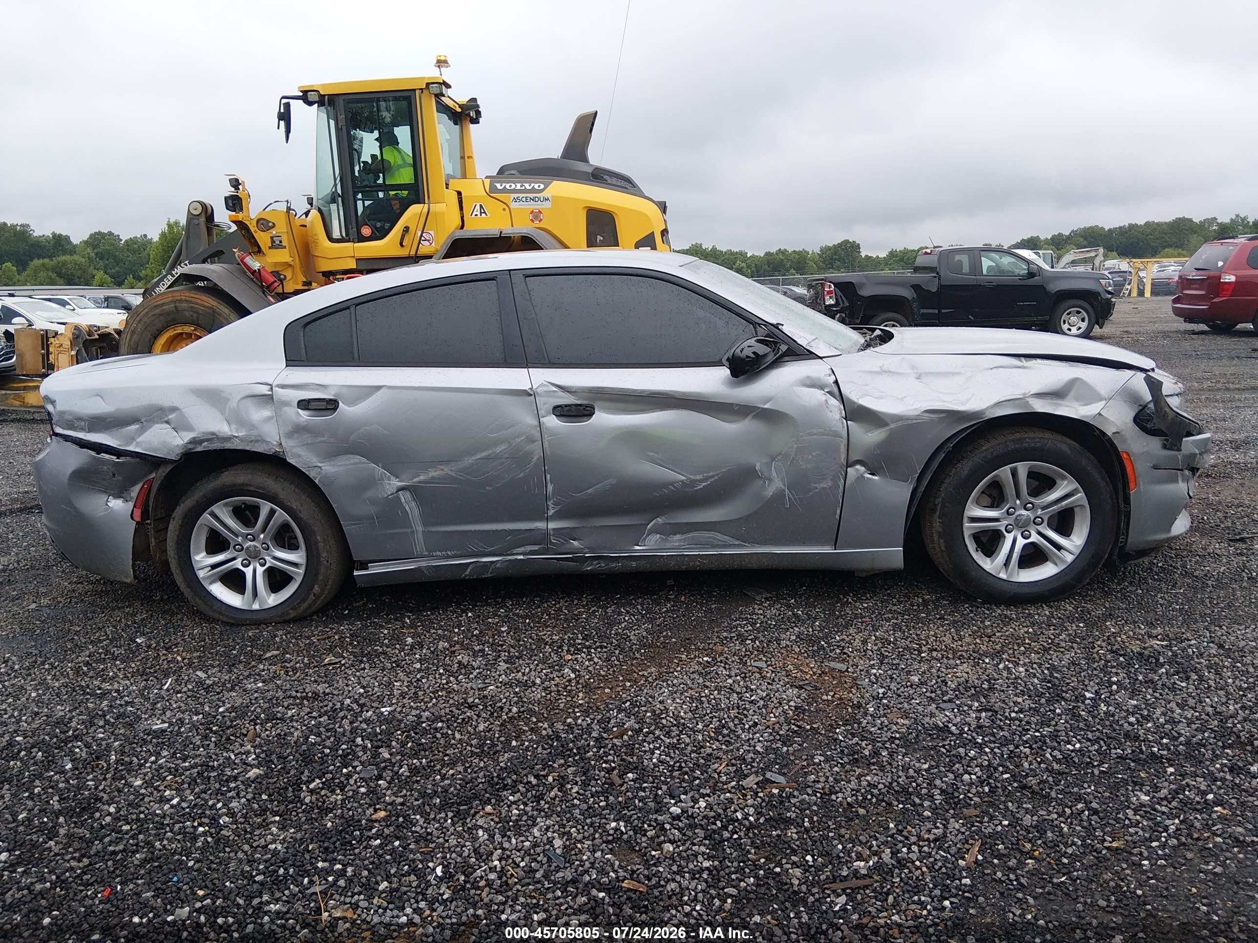 2015 Dodge Charger Se Silver vin: 2C3CDXBG1FH776974