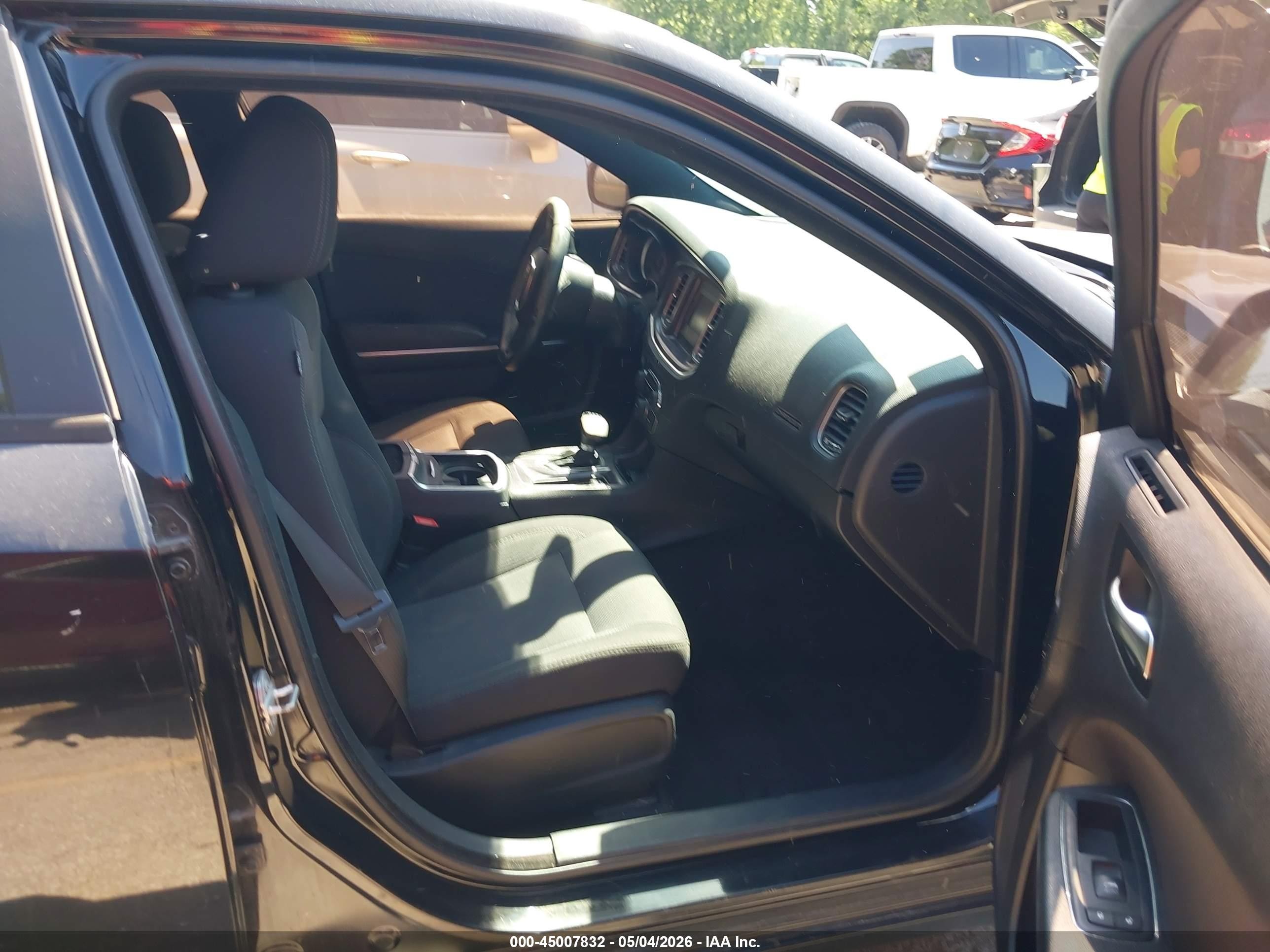 2015 Dodge Charger Se Black vin: 2C3CDXBG1FH812579