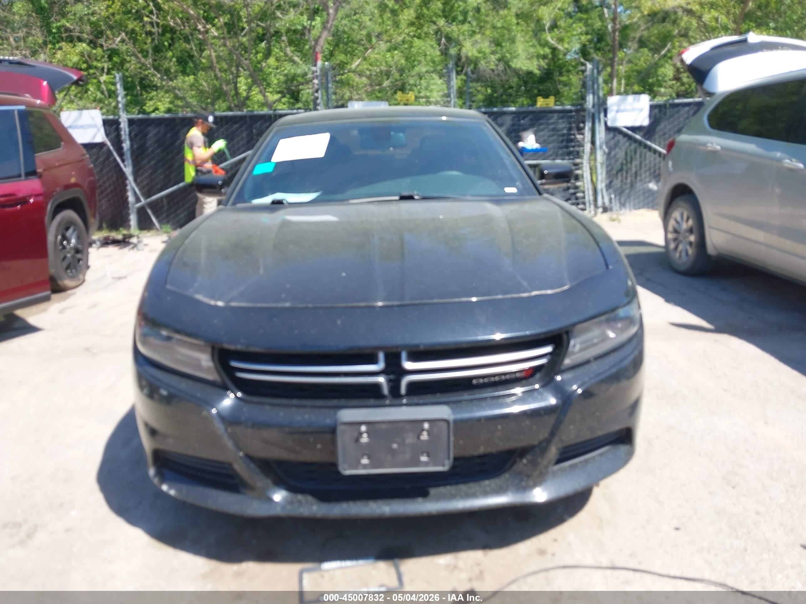 2015 Dodge Charger Se Black vin: 2C3CDXBG1FH812579