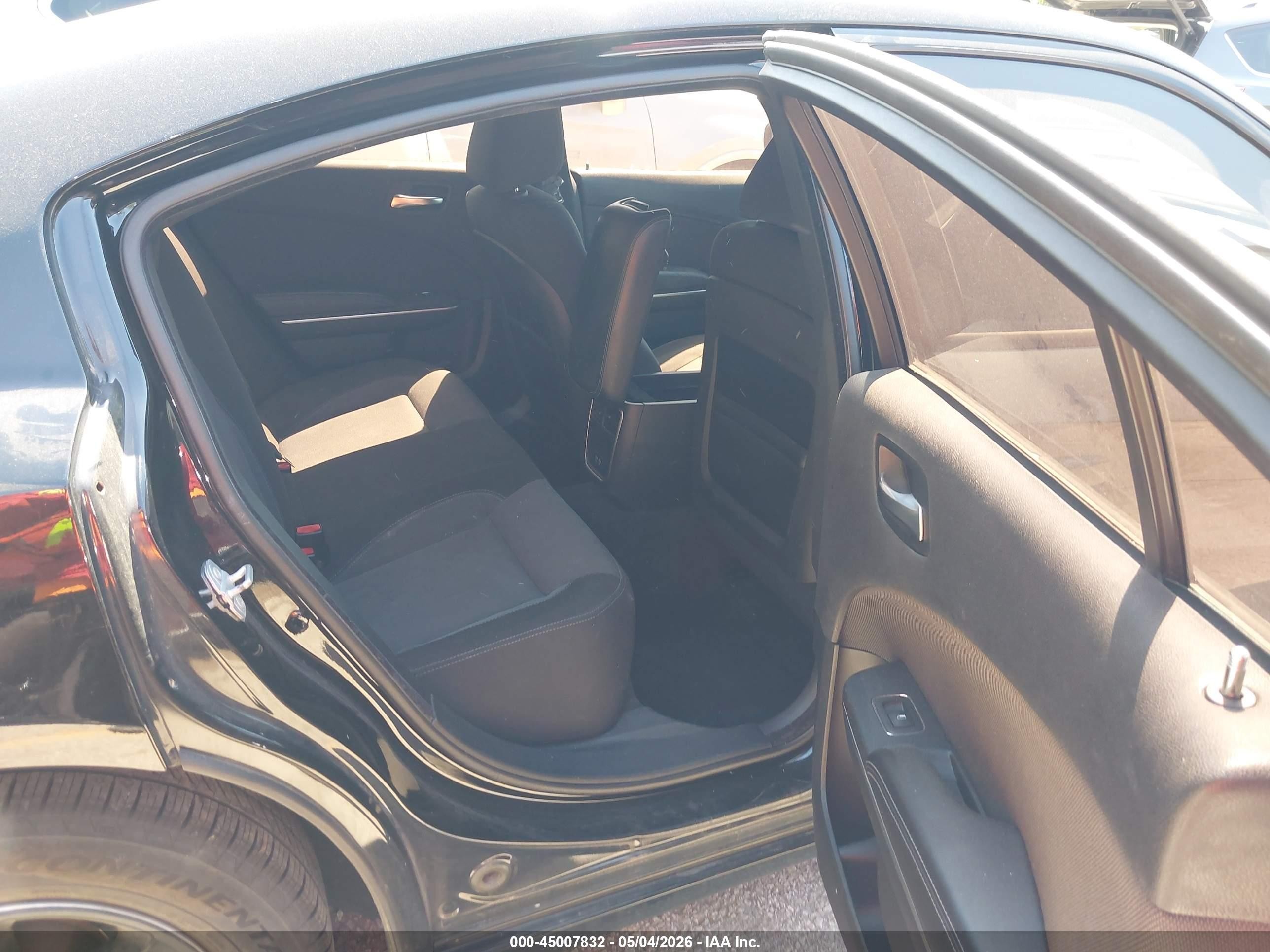 2015 Dodge Charger Se Black vin: 2C3CDXBG1FH812579