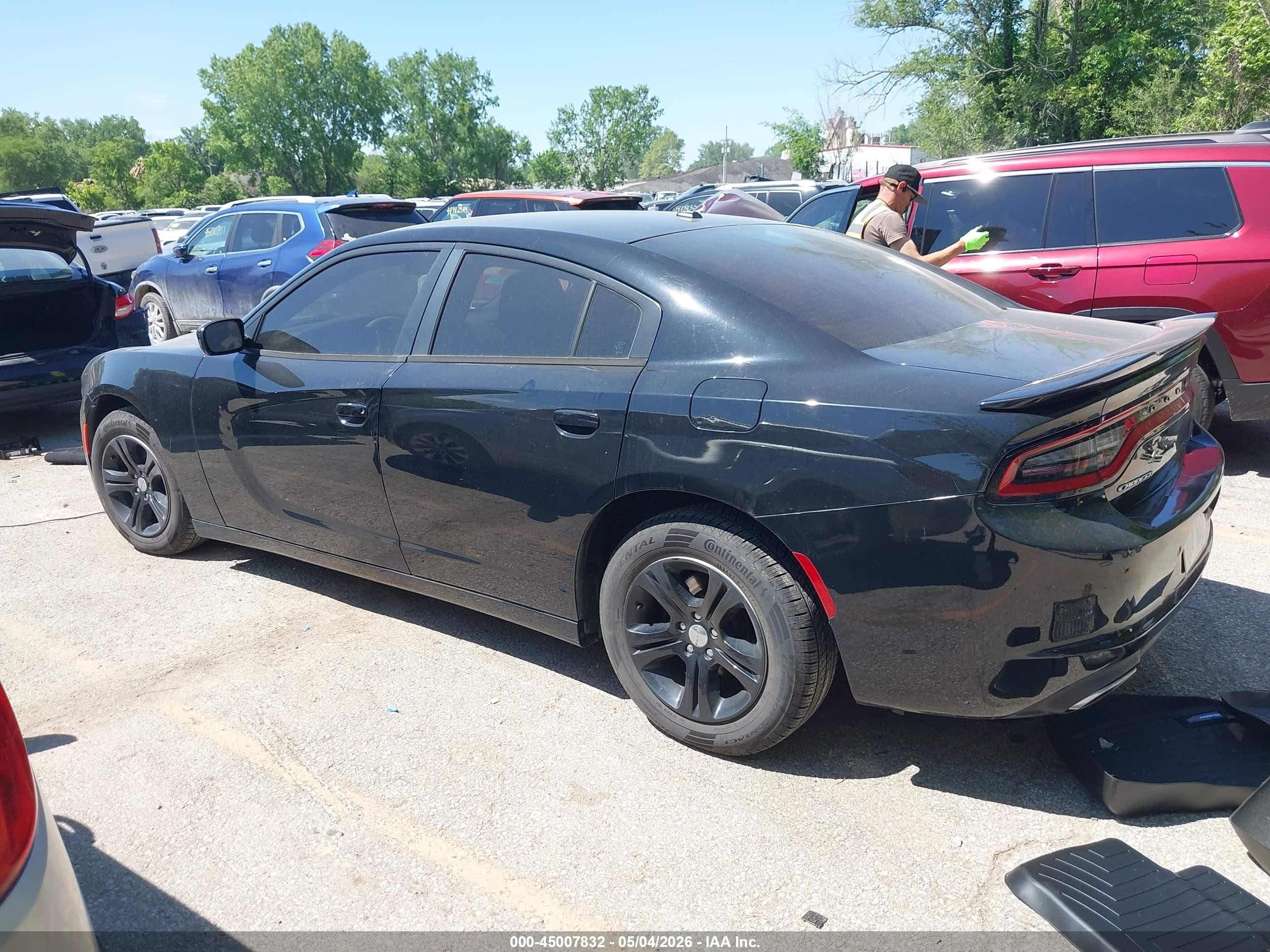2015 Dodge Charger Se Black vin: 2C3CDXBG1FH812579