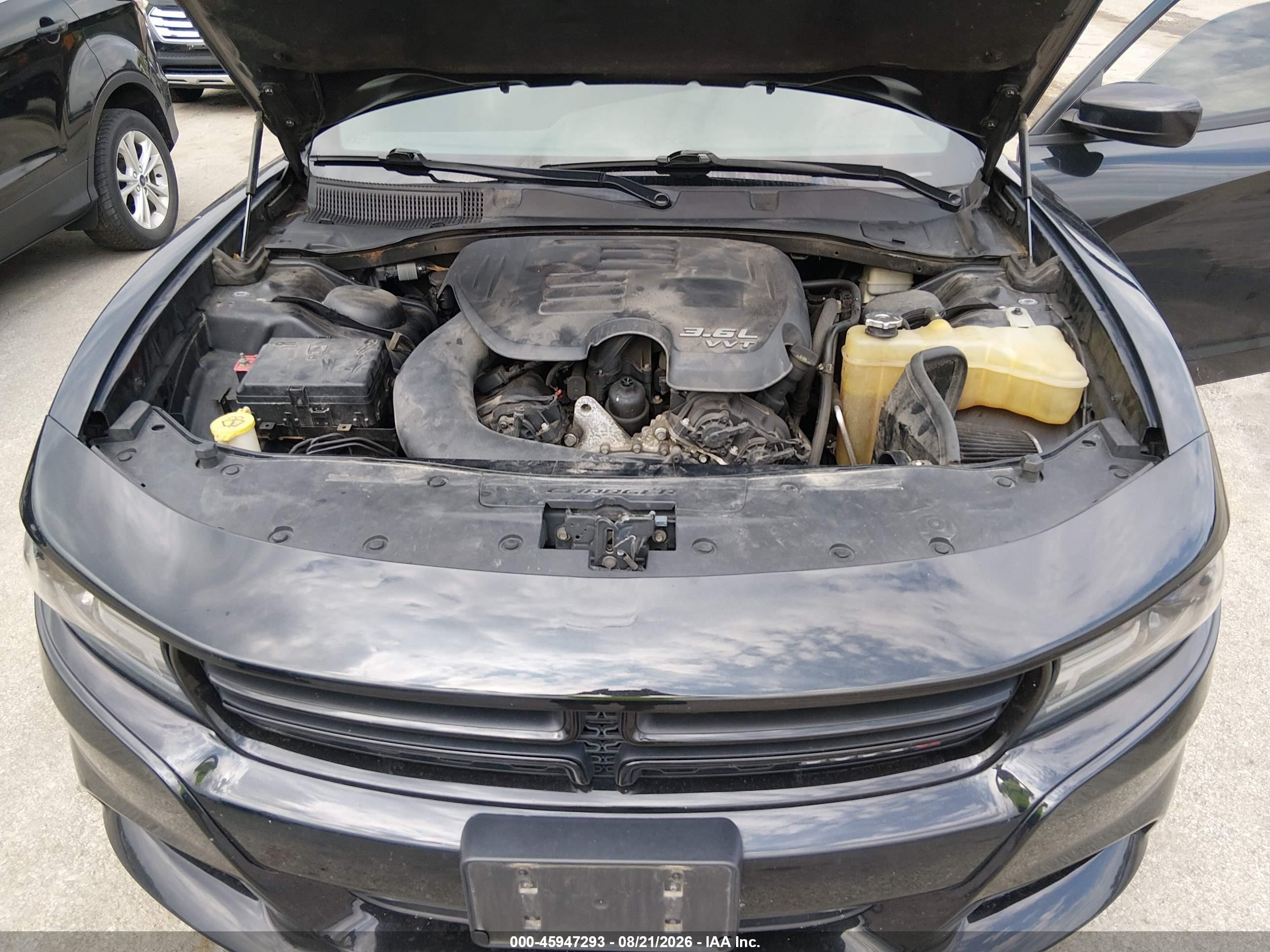 2015 Dodge Charger Se Черный vin: 2C3CDXBG1FH858705