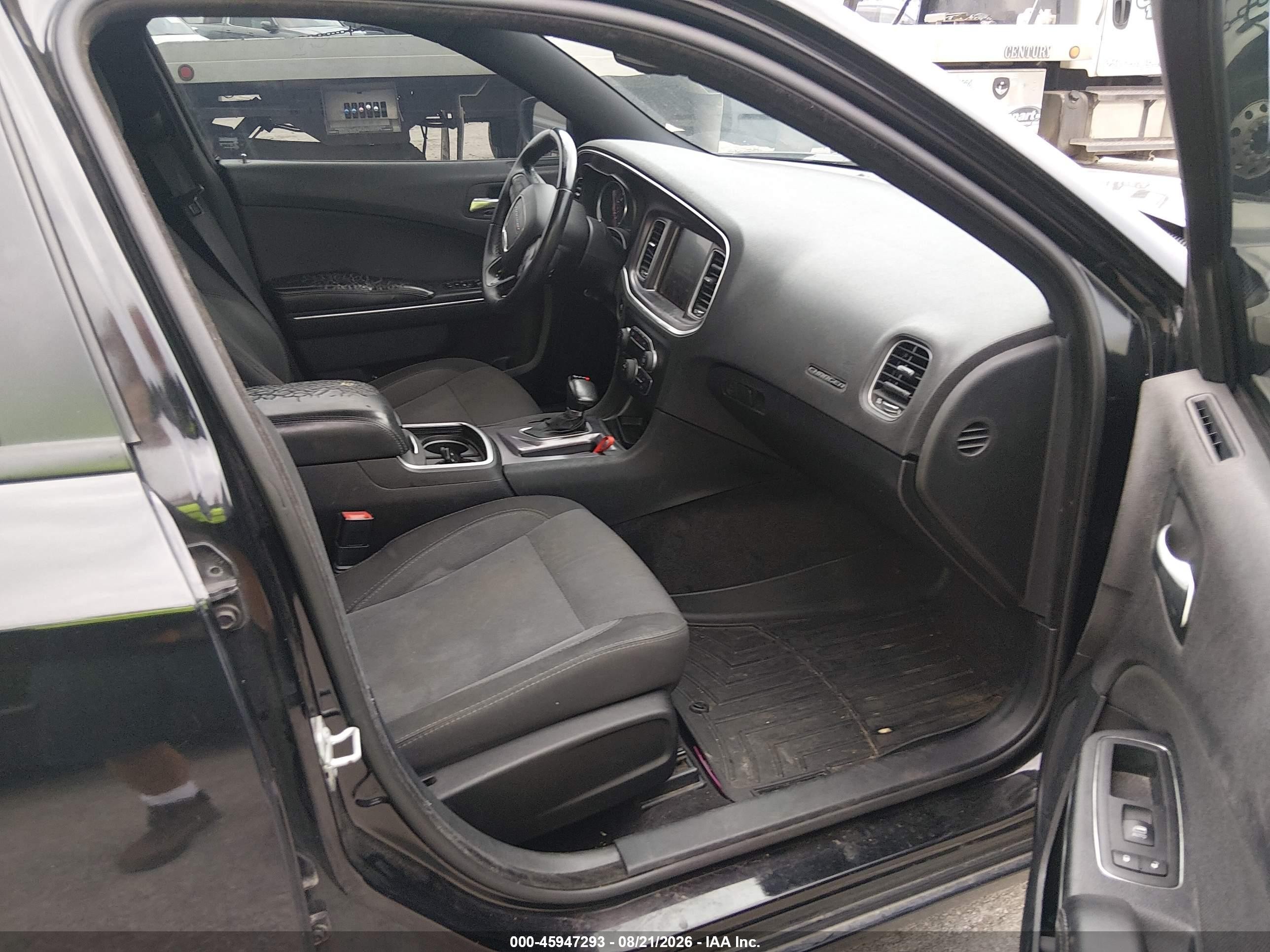 2015 Dodge Charger Se Черный vin: 2C3CDXBG1FH858705