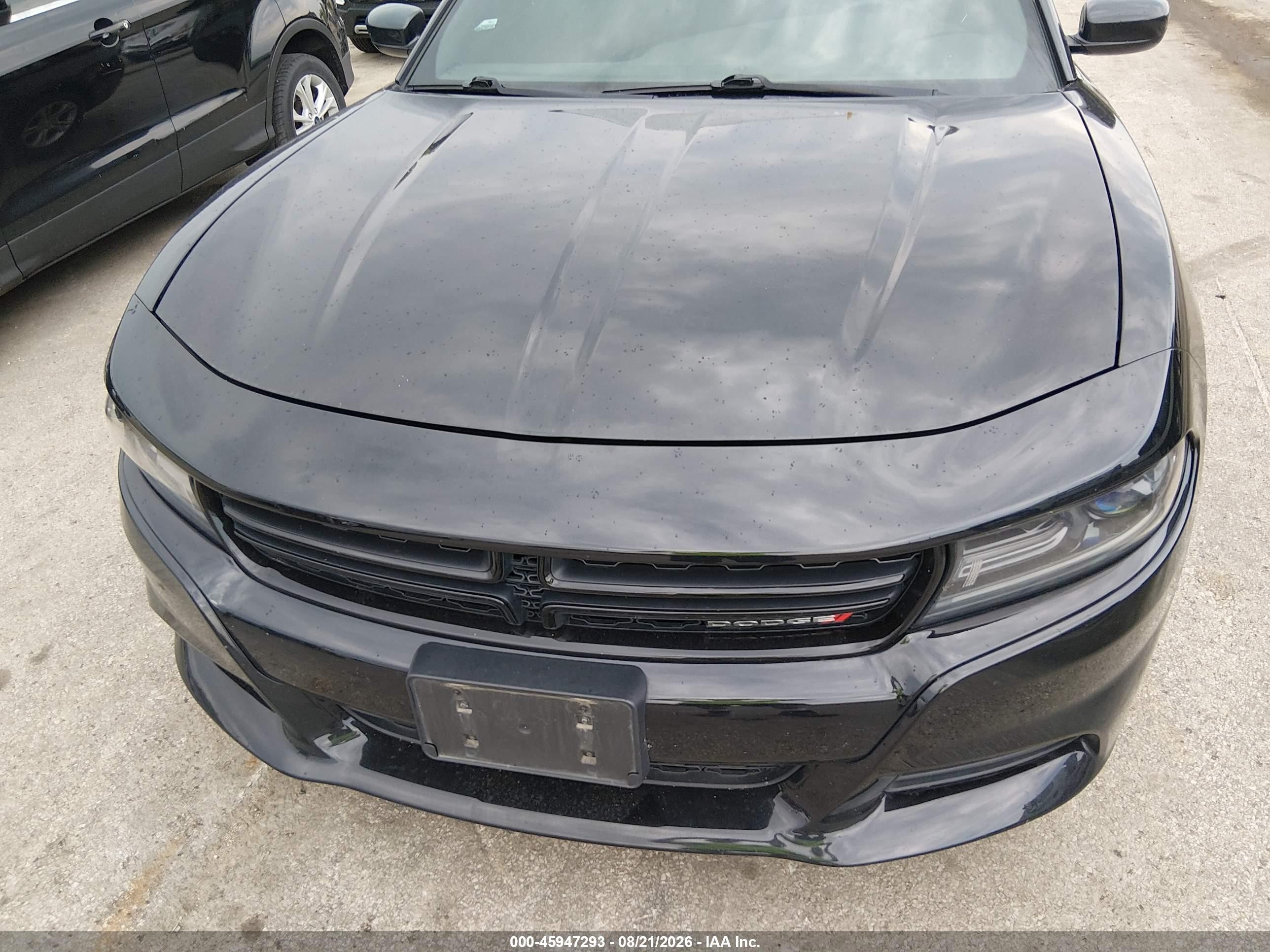 2015 Dodge Charger Se Черный vin: 2C3CDXBG1FH858705