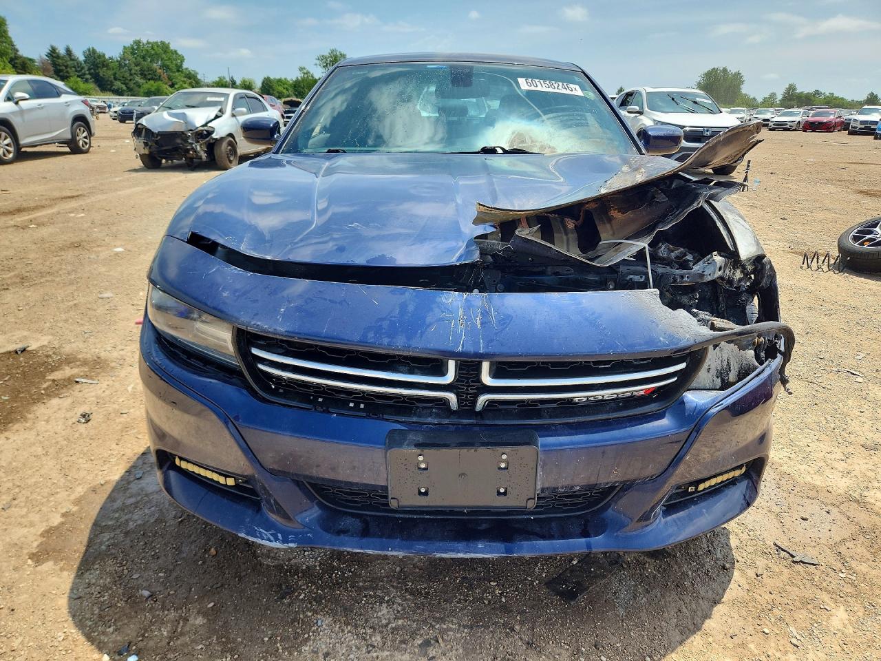 2015 Dodge Charger Se Синий vin: 2C3CDXBG1FH875102