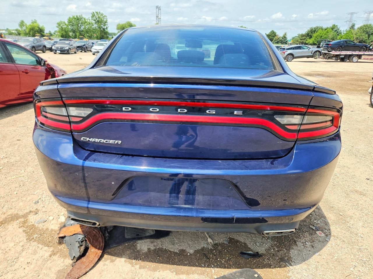 2015 Dodge Charger Se Синий vin: 2C3CDXBG1FH875102