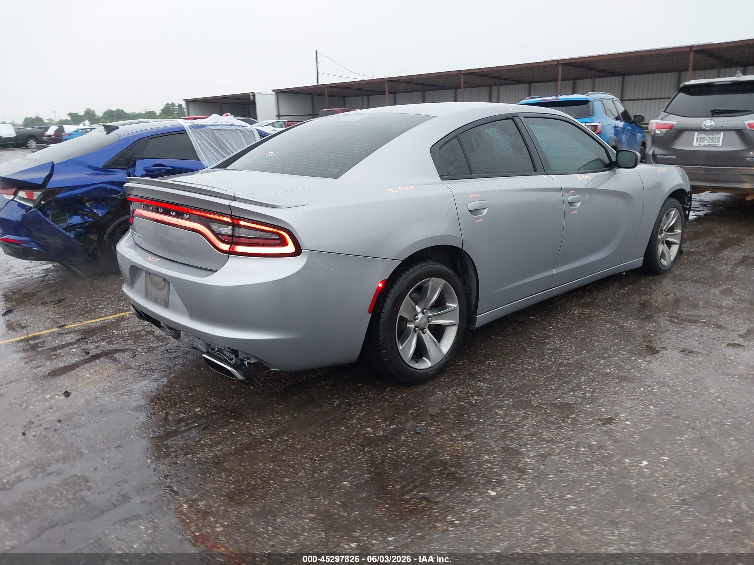 2015 Dodge Charger Se Silver vin: 2C3CDXBG1FH883880