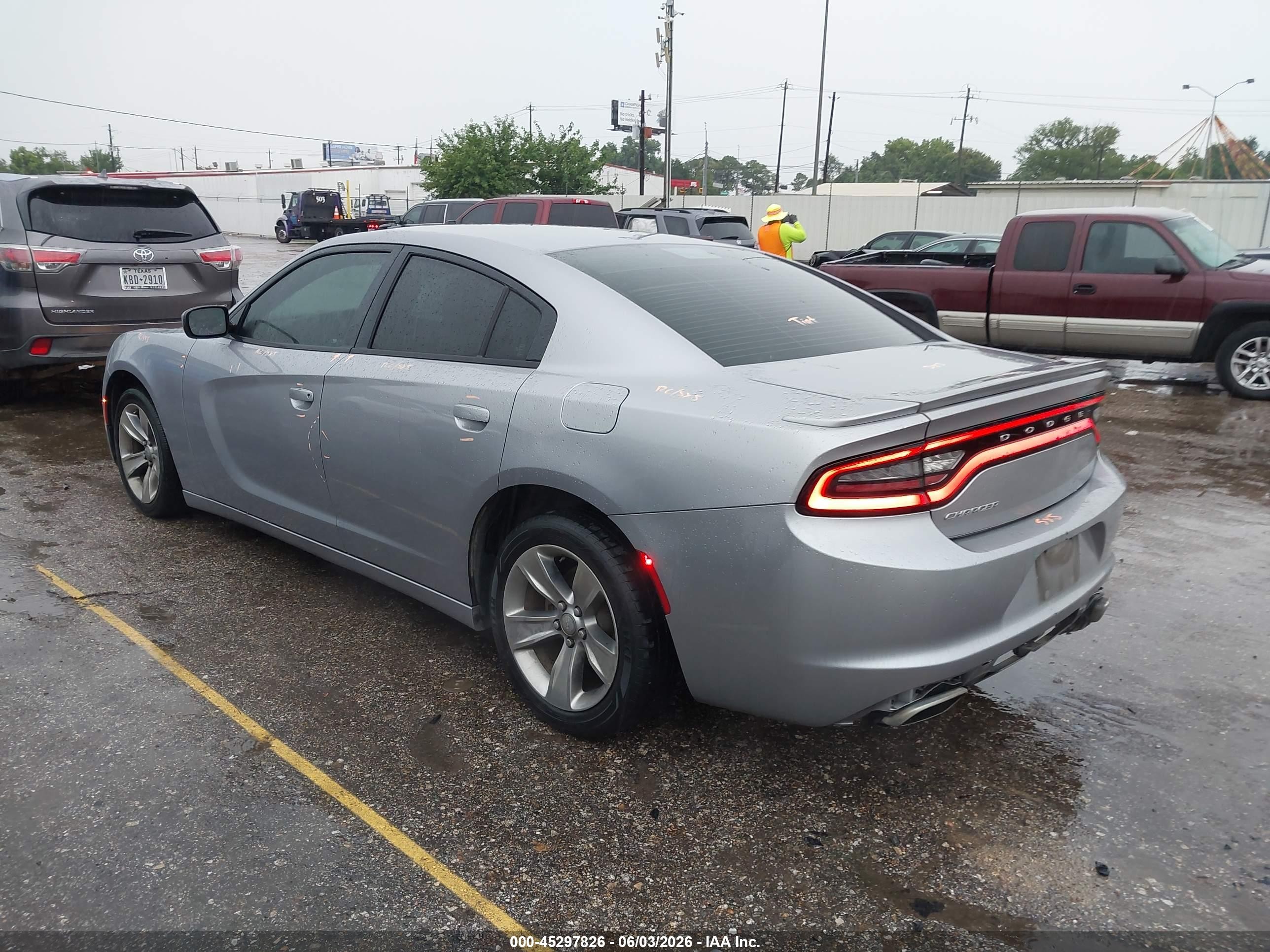 2015 Dodge Charger Se Silver vin: 2C3CDXBG1FH883880