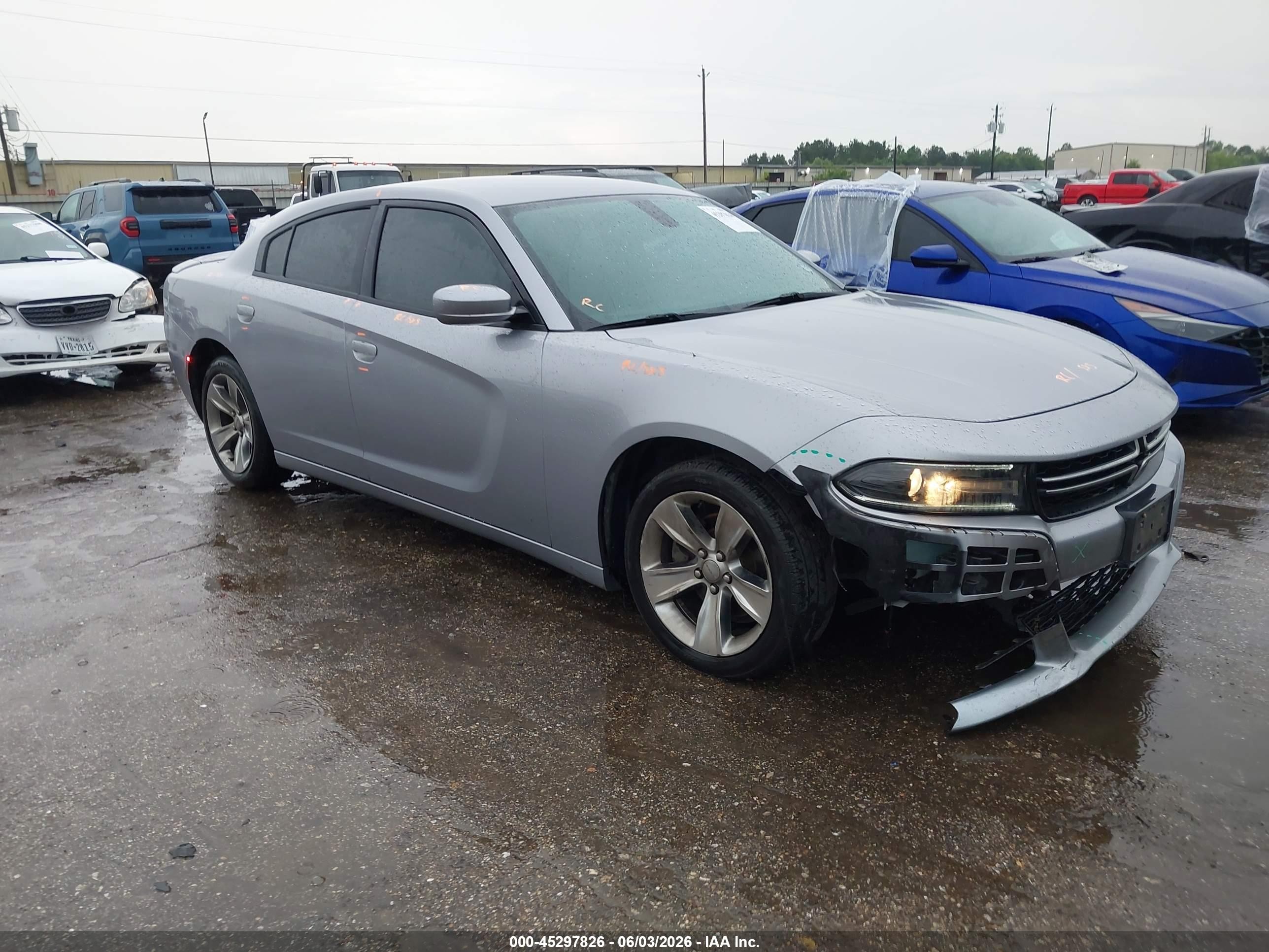 2015 Dodge Charger Se Silver vin: 2C3CDXBG1FH883880