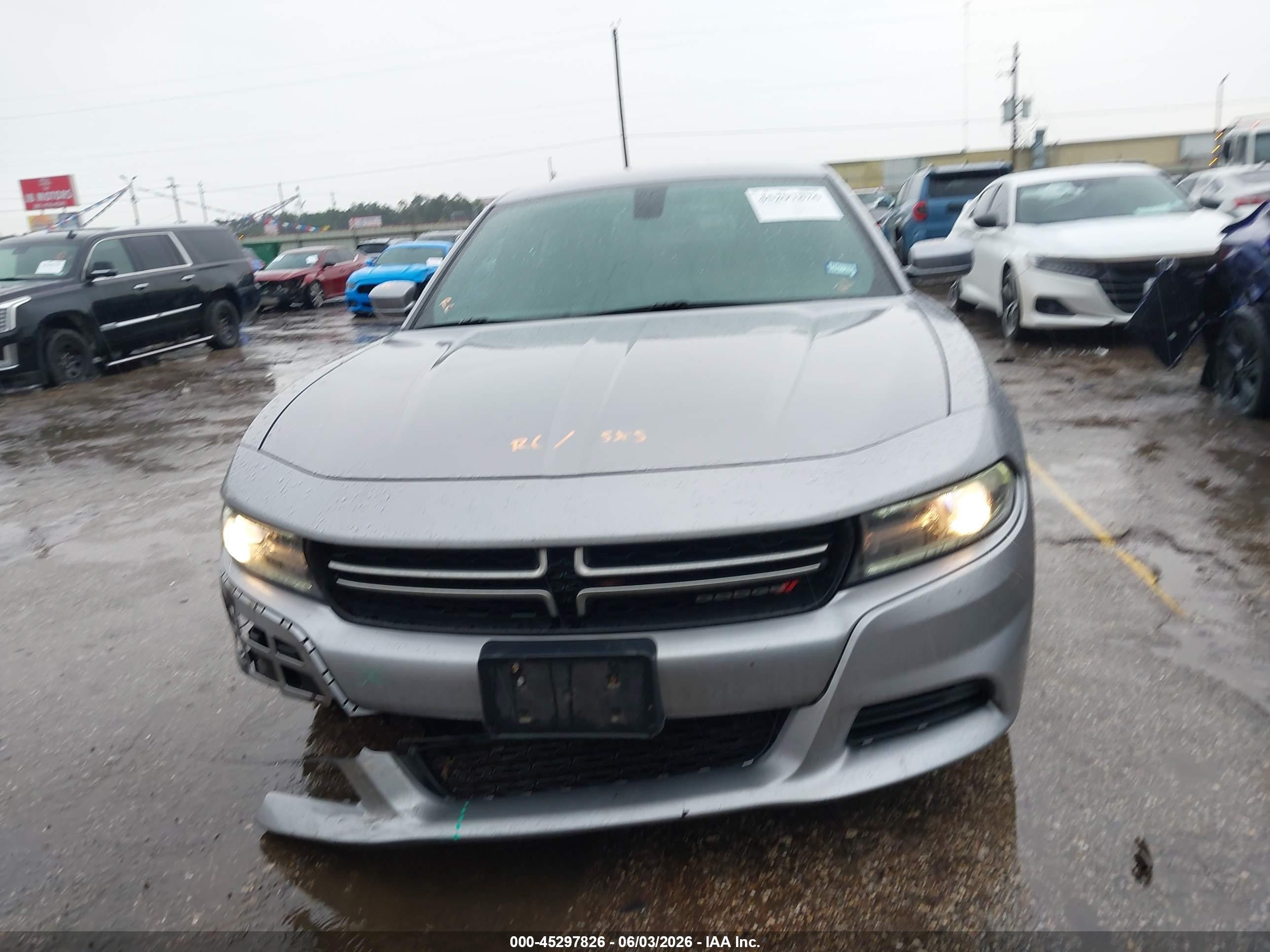 2015 Dodge Charger Se Silver vin: 2C3CDXBG1FH883880