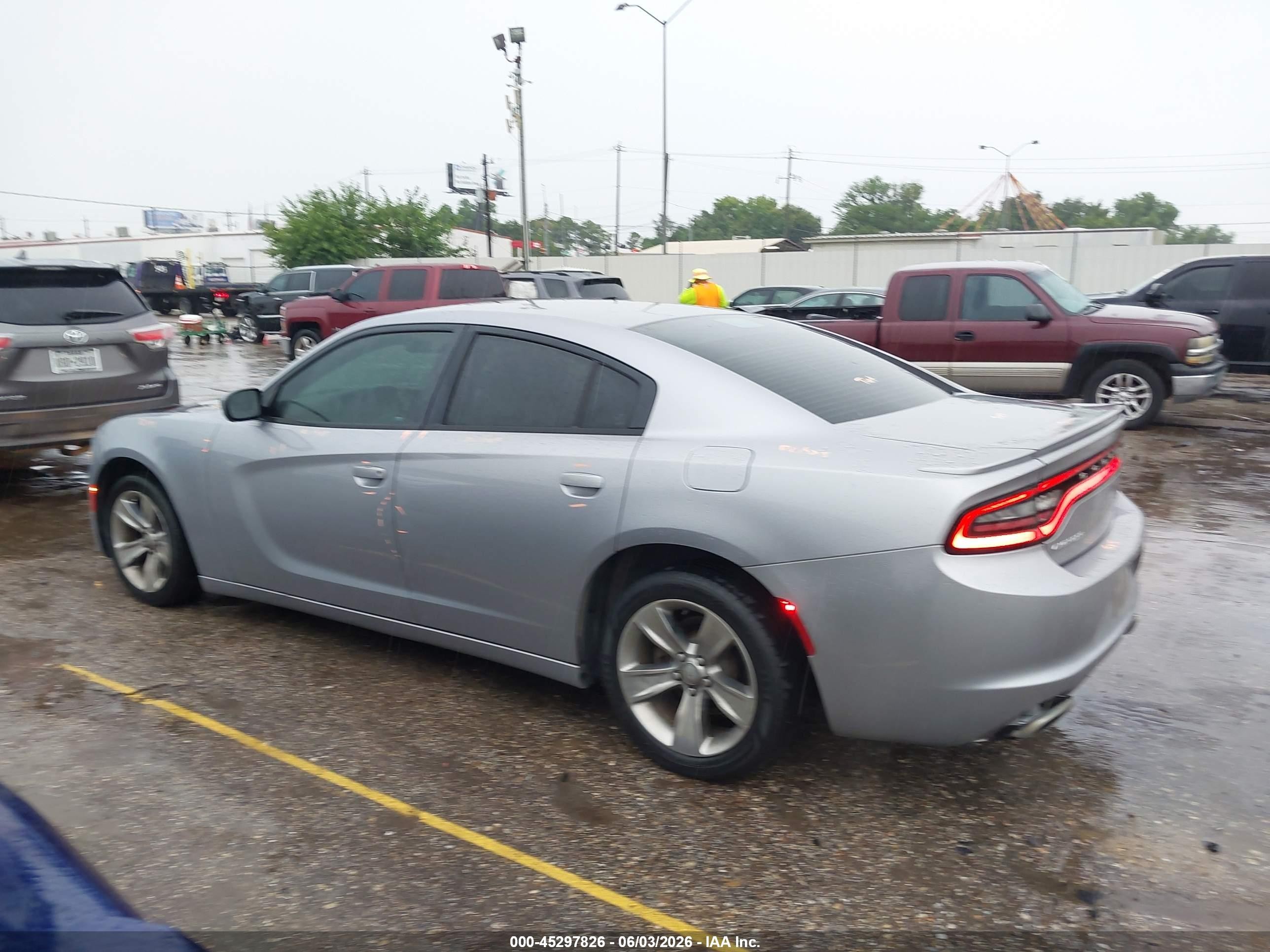 2015 Dodge Charger Se Silver vin: 2C3CDXBG1FH883880