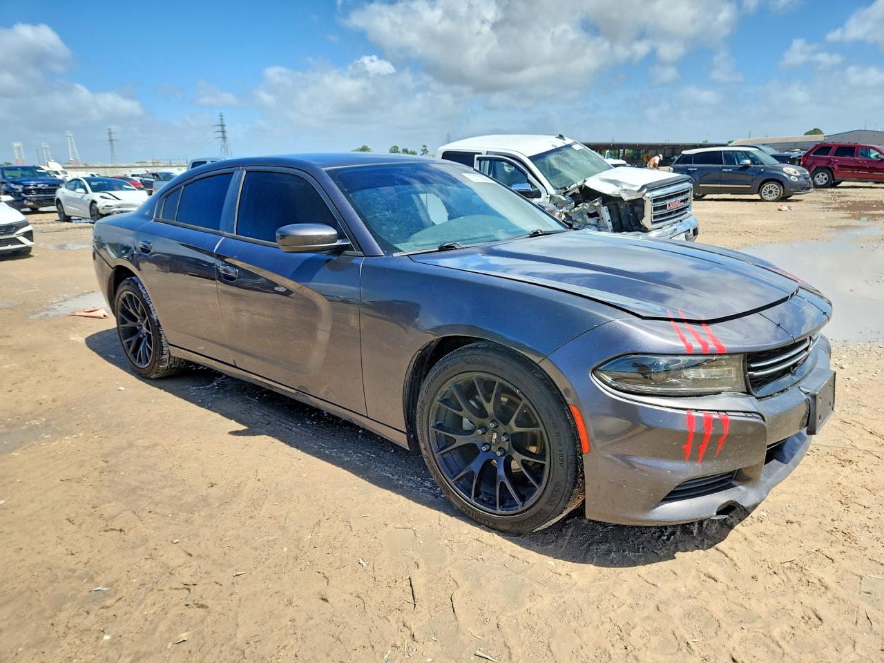 2015 Dodge Charger Se Gray vin: 2C3CDXBG1FH915906