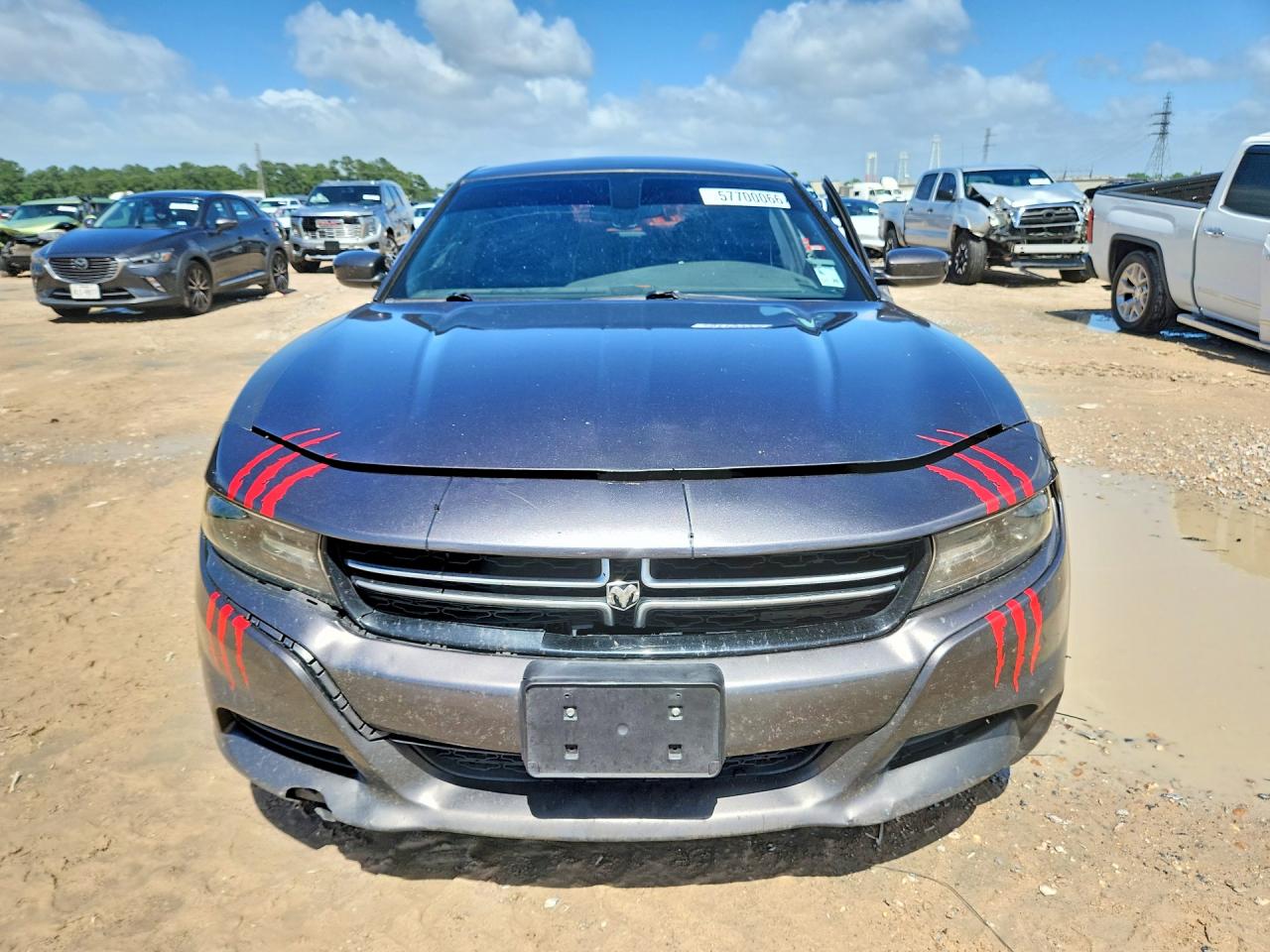 2015 Dodge Charger Se Gray vin: 2C3CDXBG1FH915906