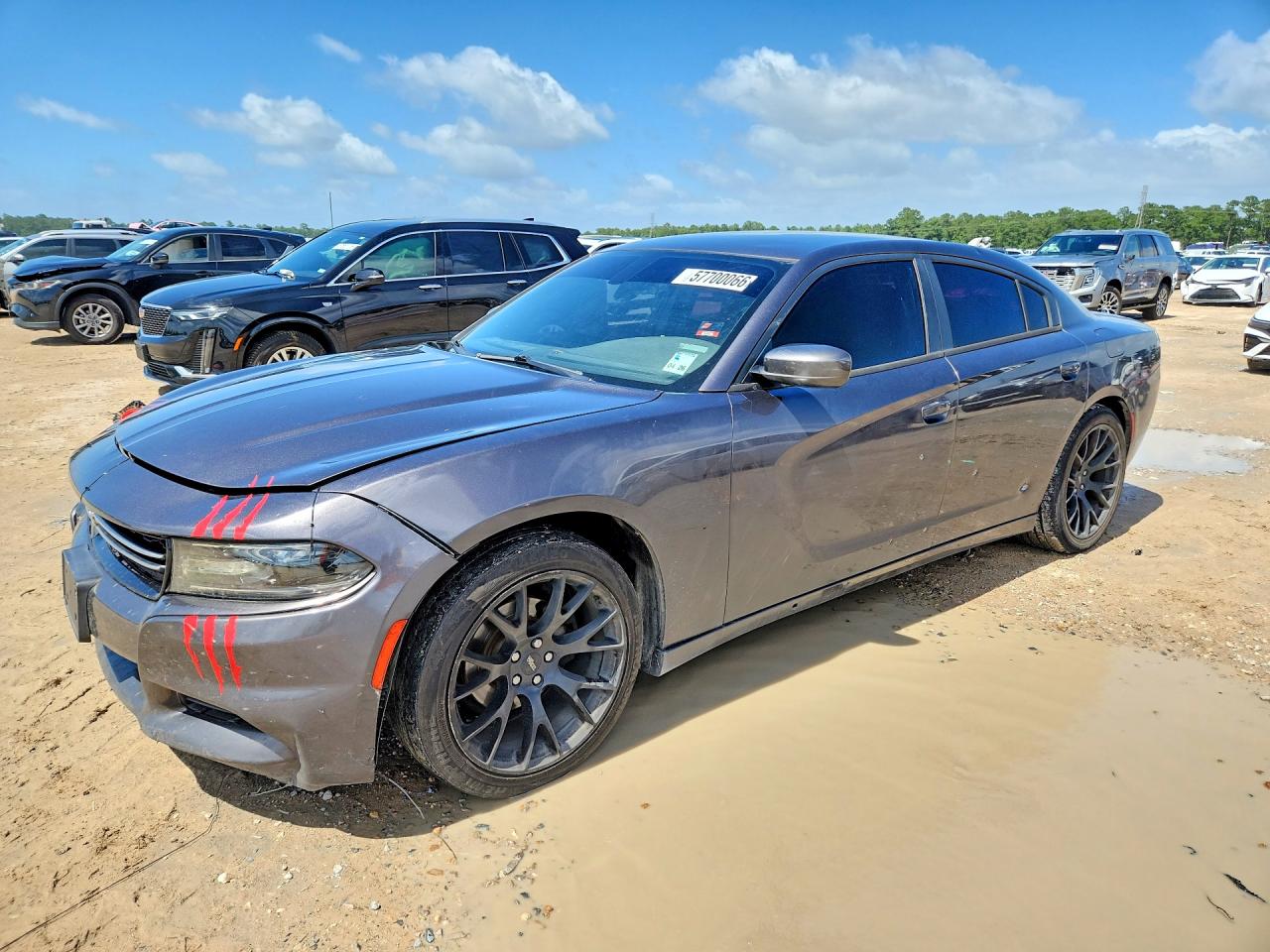 2015 Dodge Charger Se Gray vin: 2C3CDXBG1FH915906