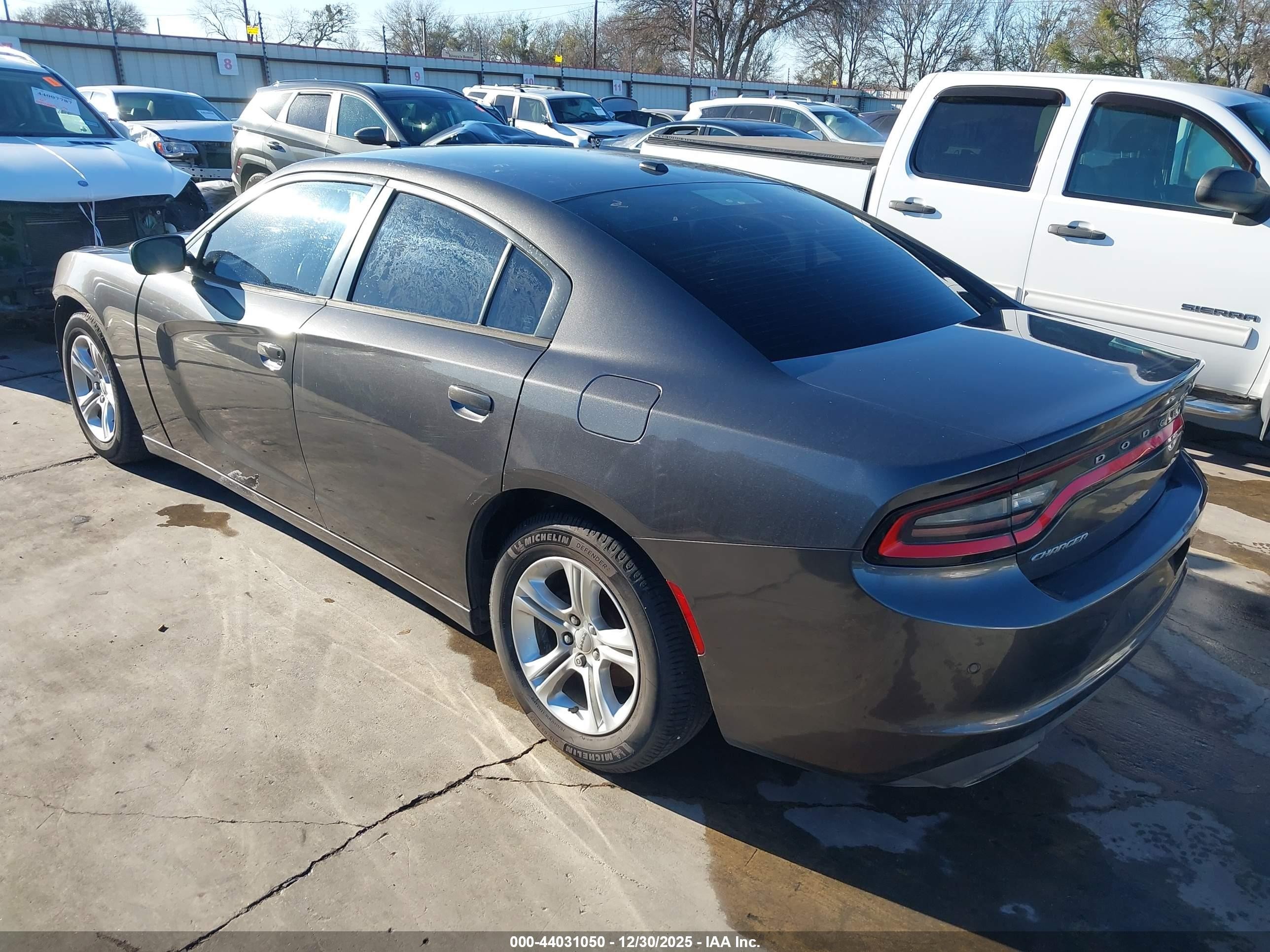 2015 Dodge Charger Se Gray vin: 2C3CDXBG1FH925948