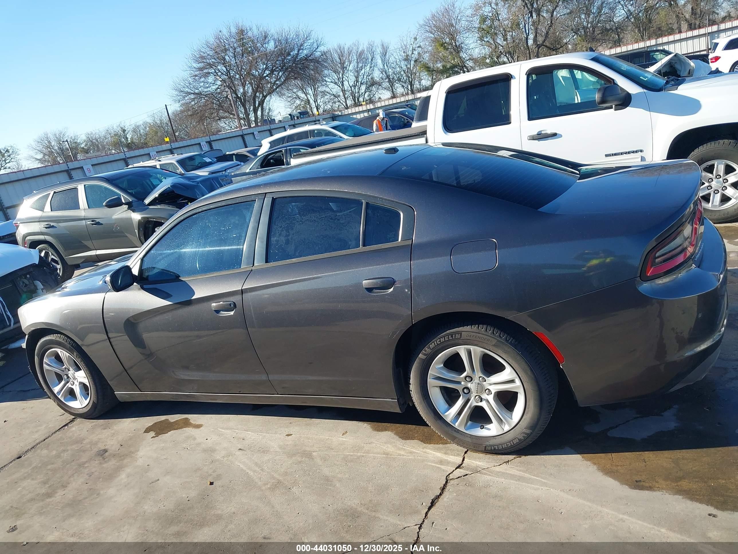 2015 Dodge Charger Se Gray vin: 2C3CDXBG1FH925948
