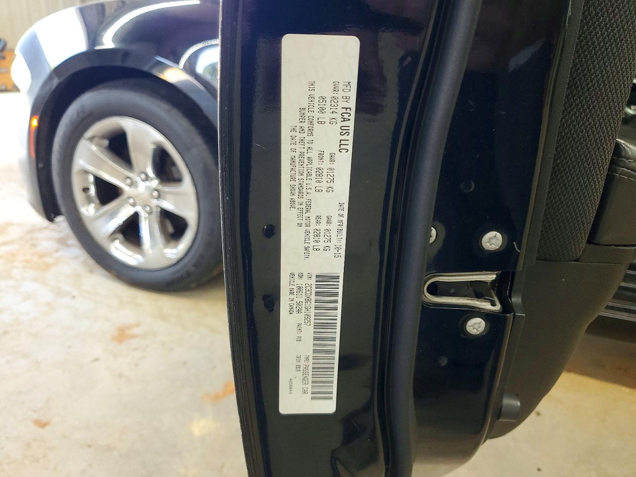 2016 Dodge Charger Se Black vin: 2C3CDXBG1GH109257