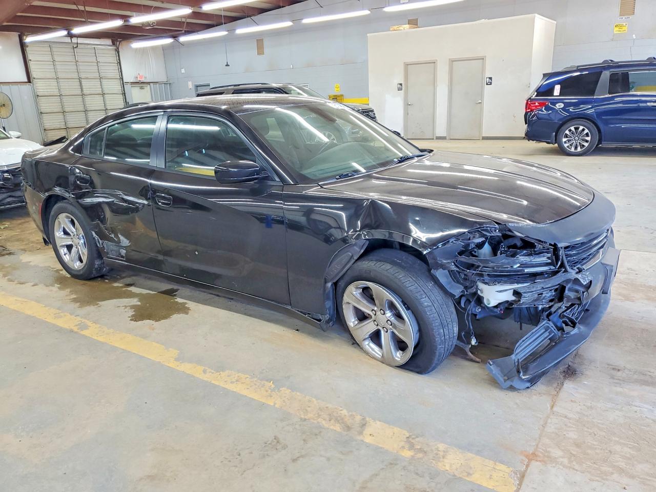 2016 Dodge Charger Se Black vin: 2C3CDXBG1GH109257