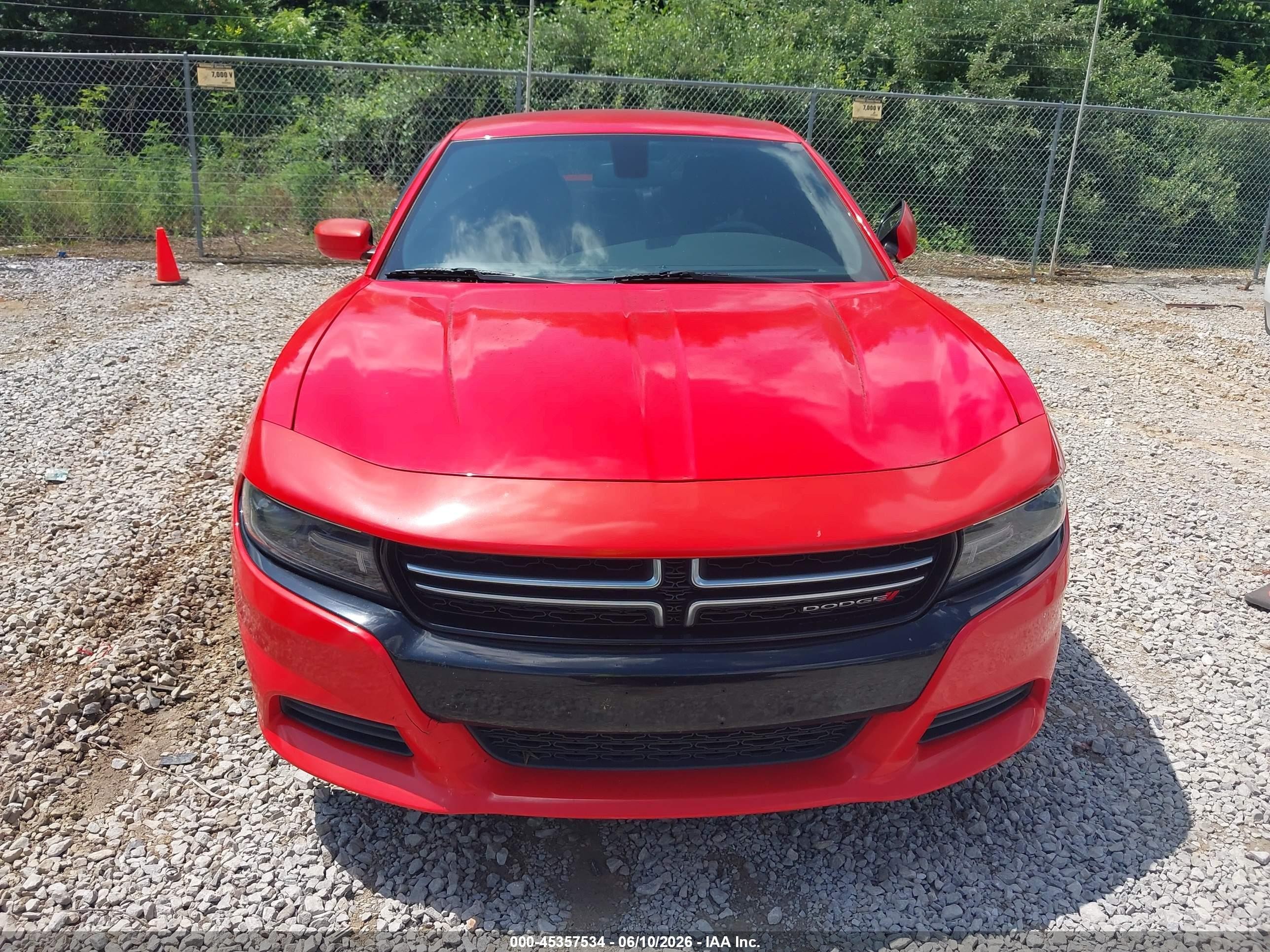 2017 Dodge Charger Se Rwd Orange vin: 2C3CDXBG1HH587874