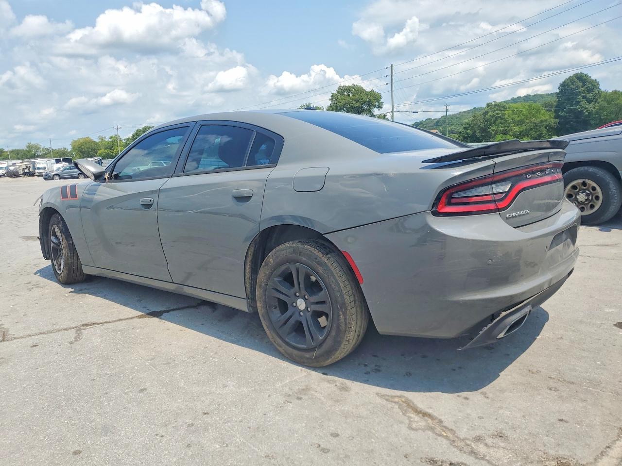 2018 Dodge Charger Sxt Gray vin: 2C3CDXBG1JH196343