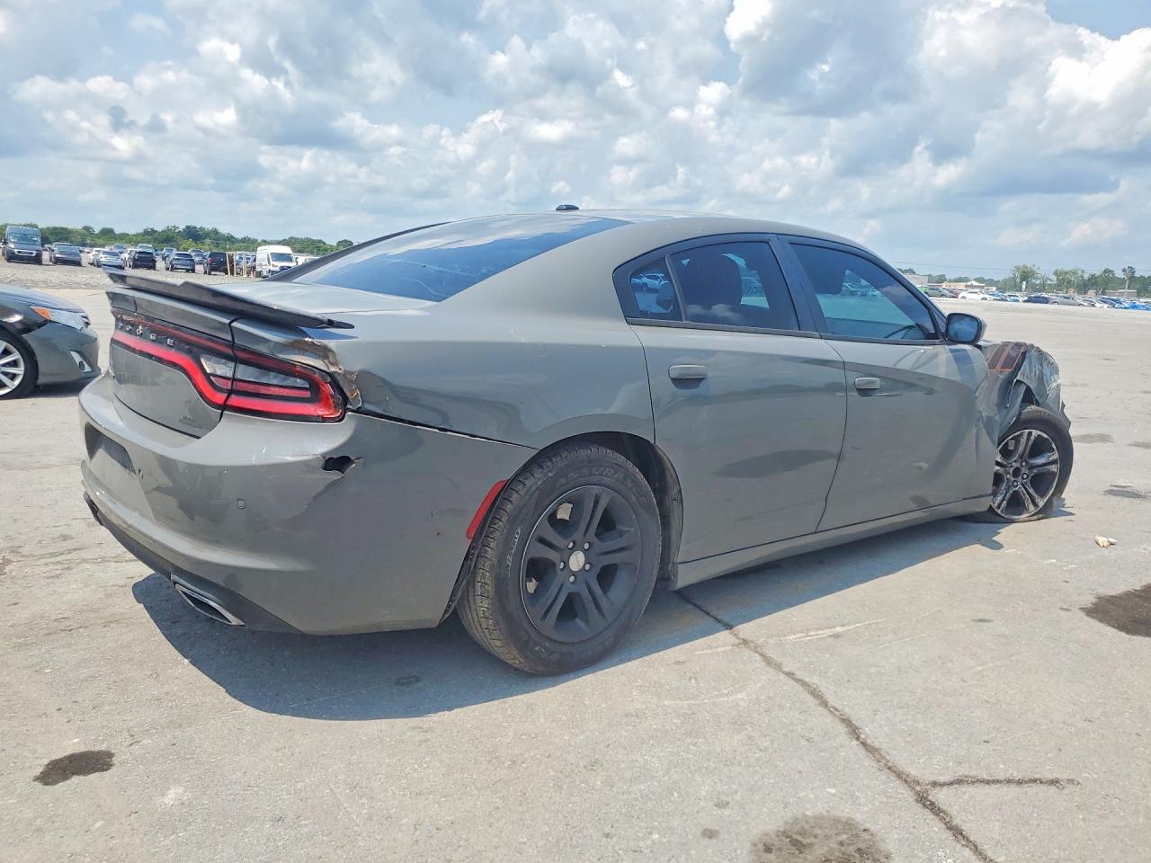 2018 Dodge Charger Sxt Gray vin: 2C3CDXBG1JH196343