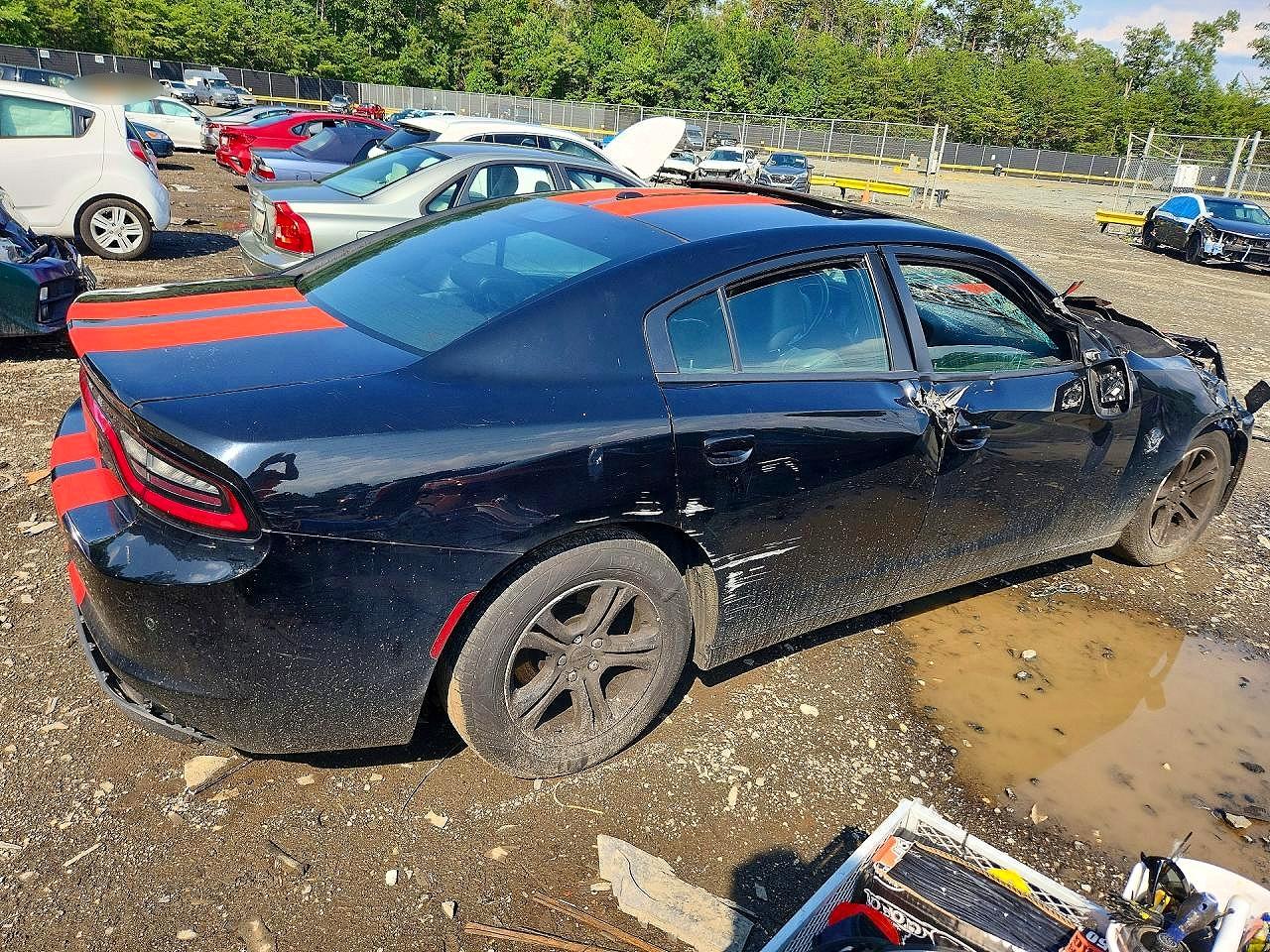 2019 Dodge Charger Sxt Black vin: 2C3CDXBG1KH696360