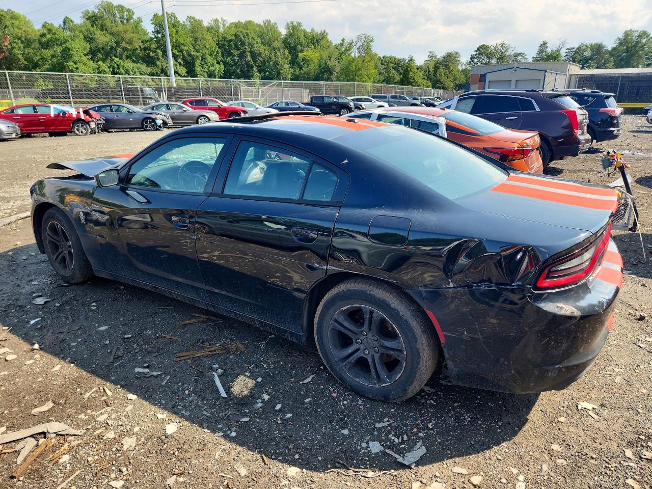2019 Dodge Charger Sxt Black vin: 2C3CDXBG1KH696360