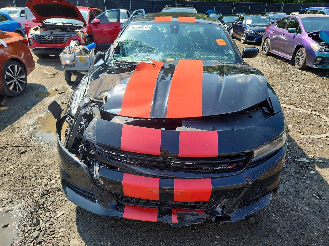 2019 Dodge Charger Sxt Black vin: 2C3CDXBG1KH696360