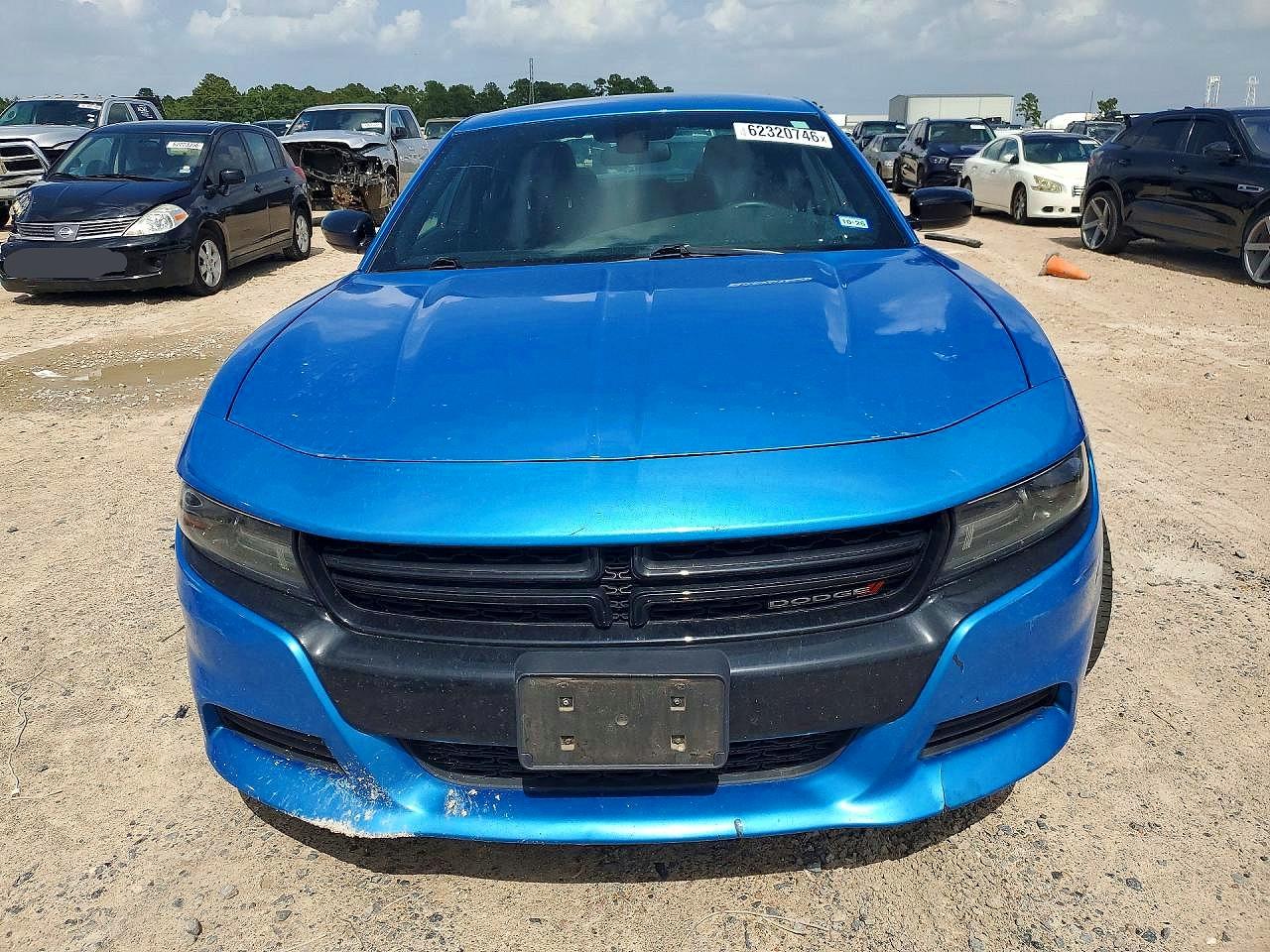 2019 Dodge Charger Sxt Blue vin: 2C3CDXBG1KH712332