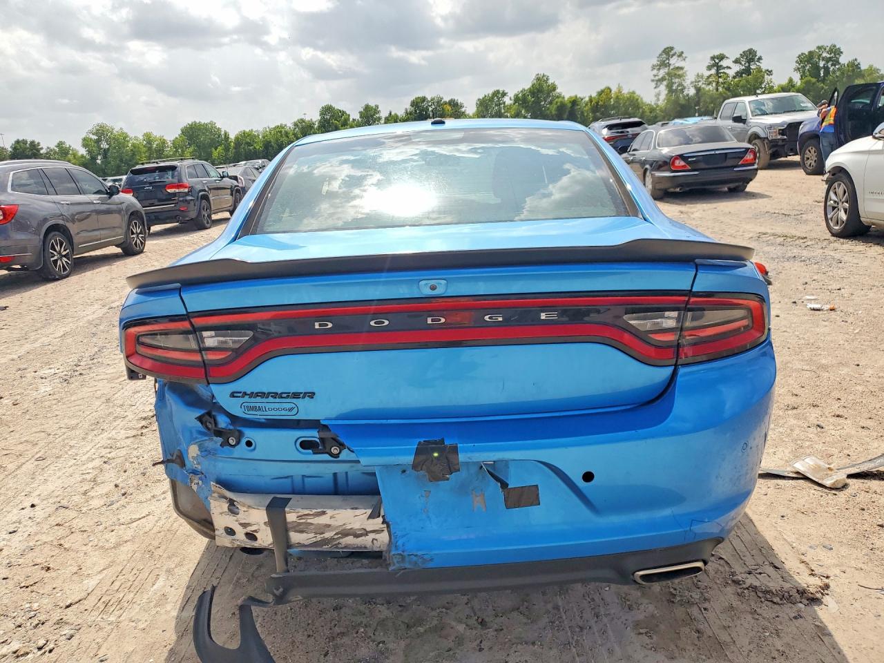 2019 Dodge Charger Sxt Blue vin: 2C3CDXBG1KH712332