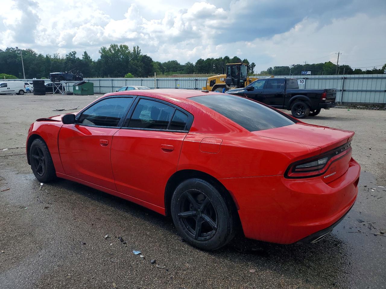 2019 Dodge Charger Sxt Red vin: 2C3CDXBG1KH720169