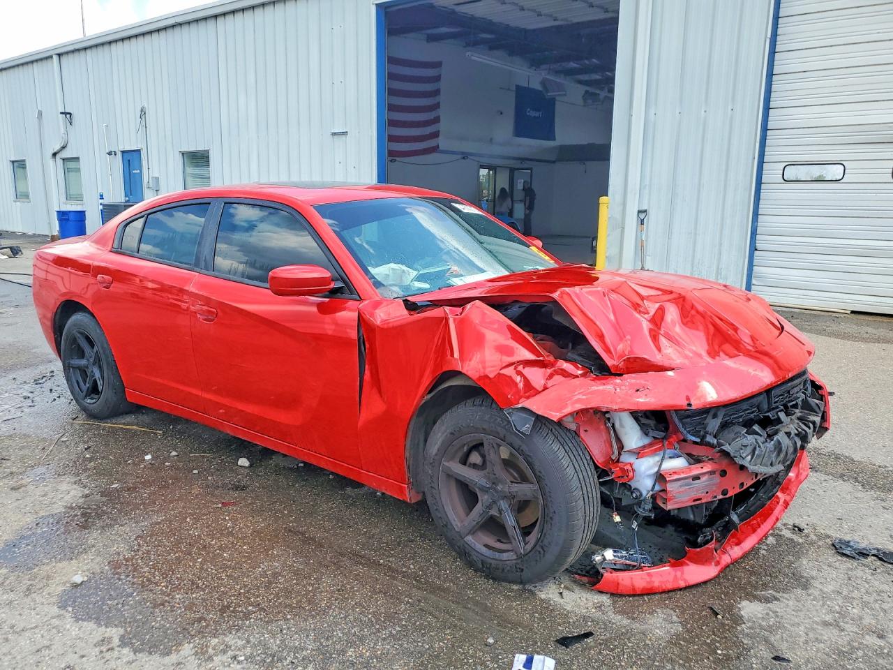 2019 Dodge Charger Sxt Red vin: 2C3CDXBG1KH720169