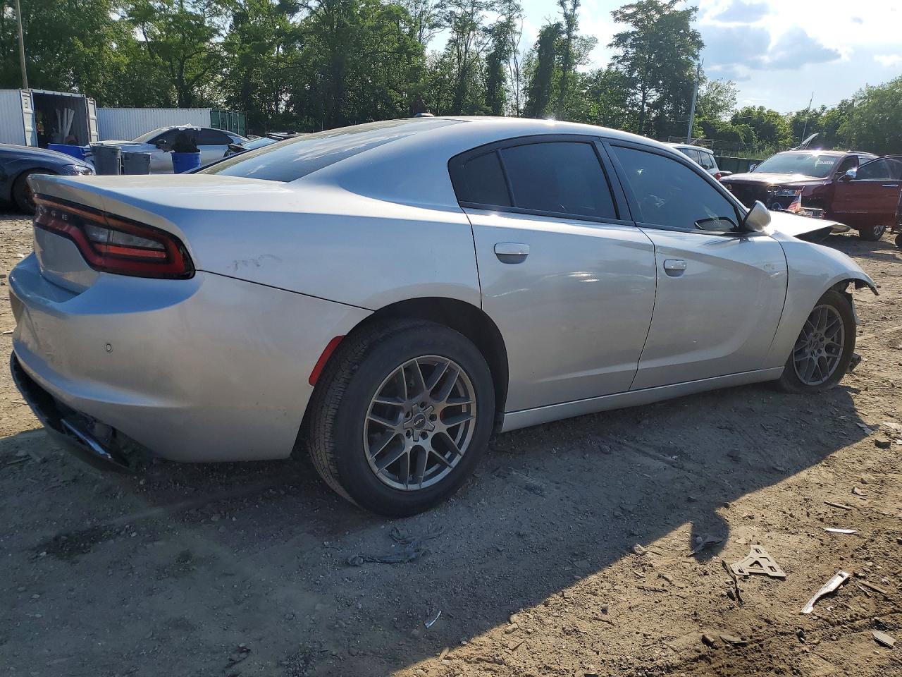 2020 Dodge Charger Sxt Silver vin: 2C3CDXBG1LH110967