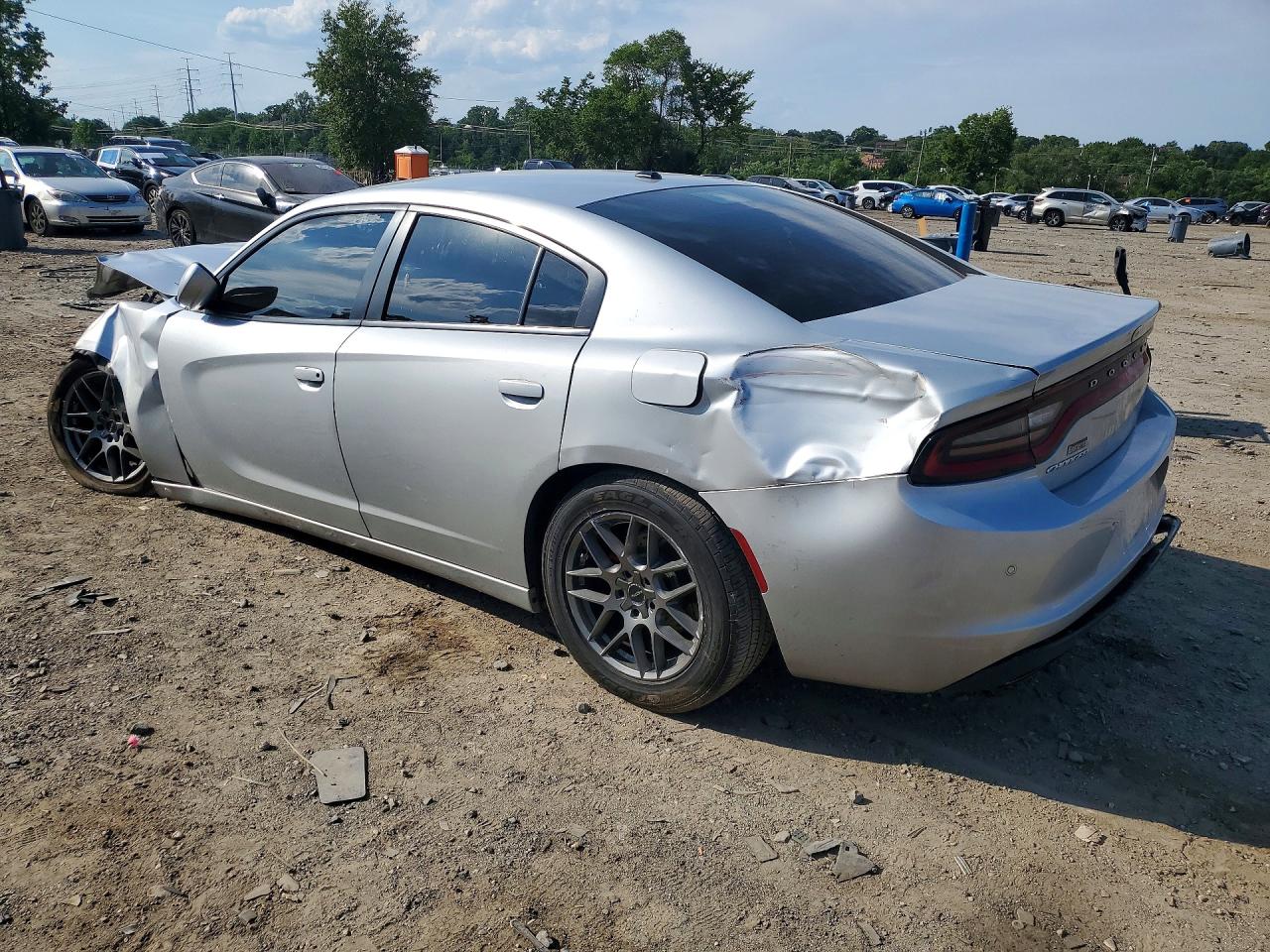 2020 Dodge Charger Sxt Silver vin: 2C3CDXBG1LH110967