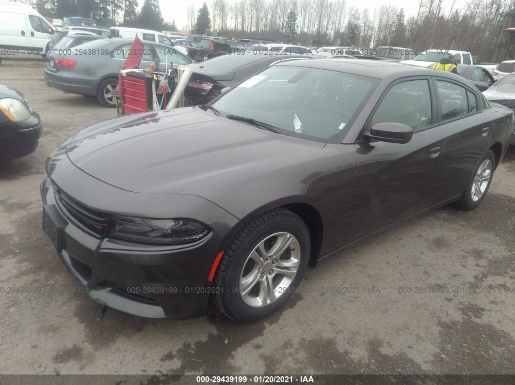 2020 Dodge Charger Sxt Gray vin: 2C3CDXBG1LH211569