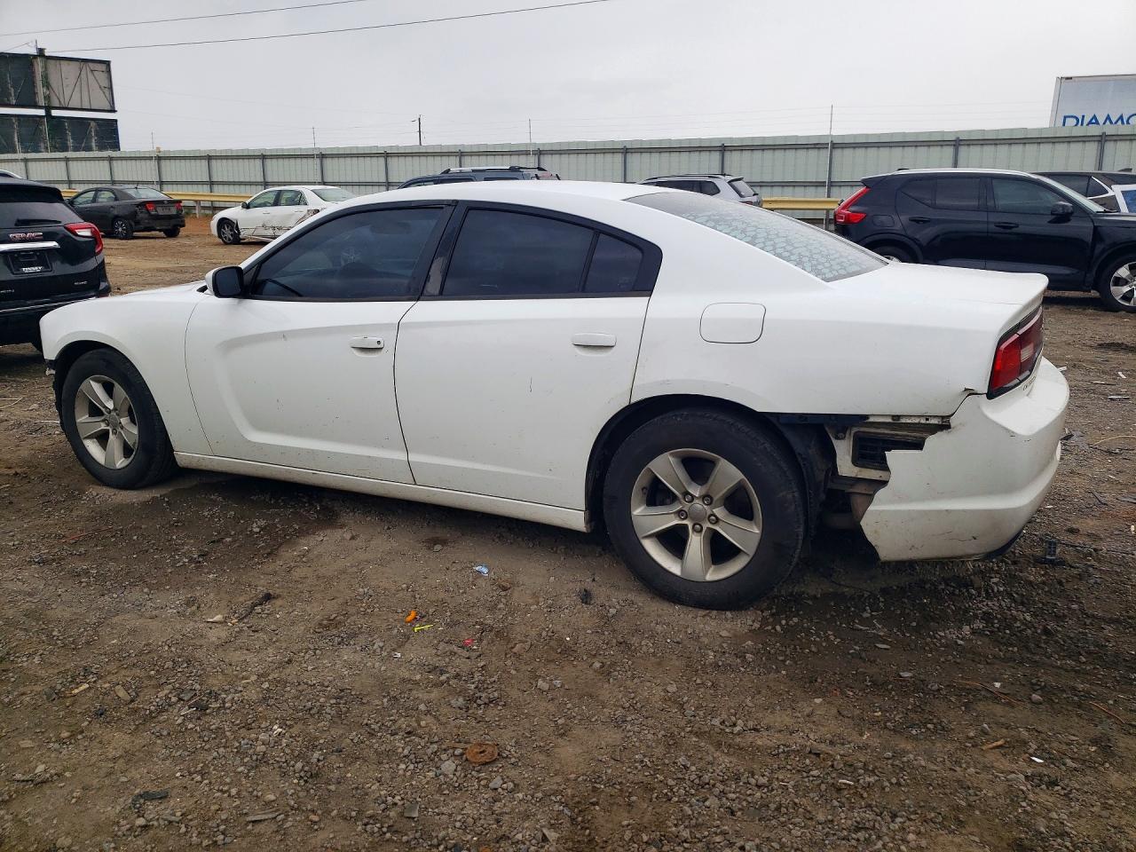 2012 Dodge Charger Se White vin: 2C3CDXBG2CH102876